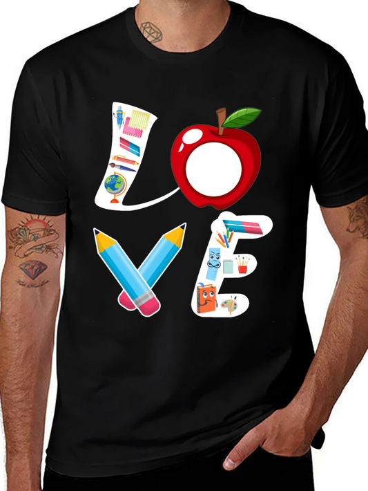 Teacher Love Graphic T-Shirt - Back to School