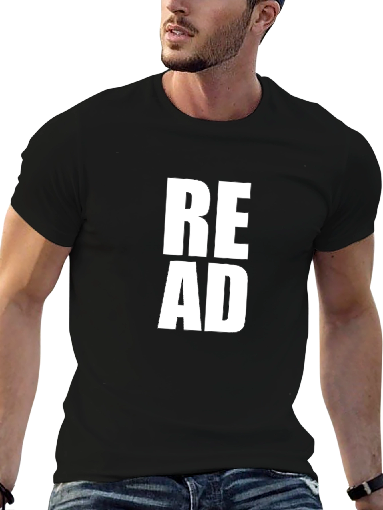Read Graphic T-Shirt - Black Cotton Tee