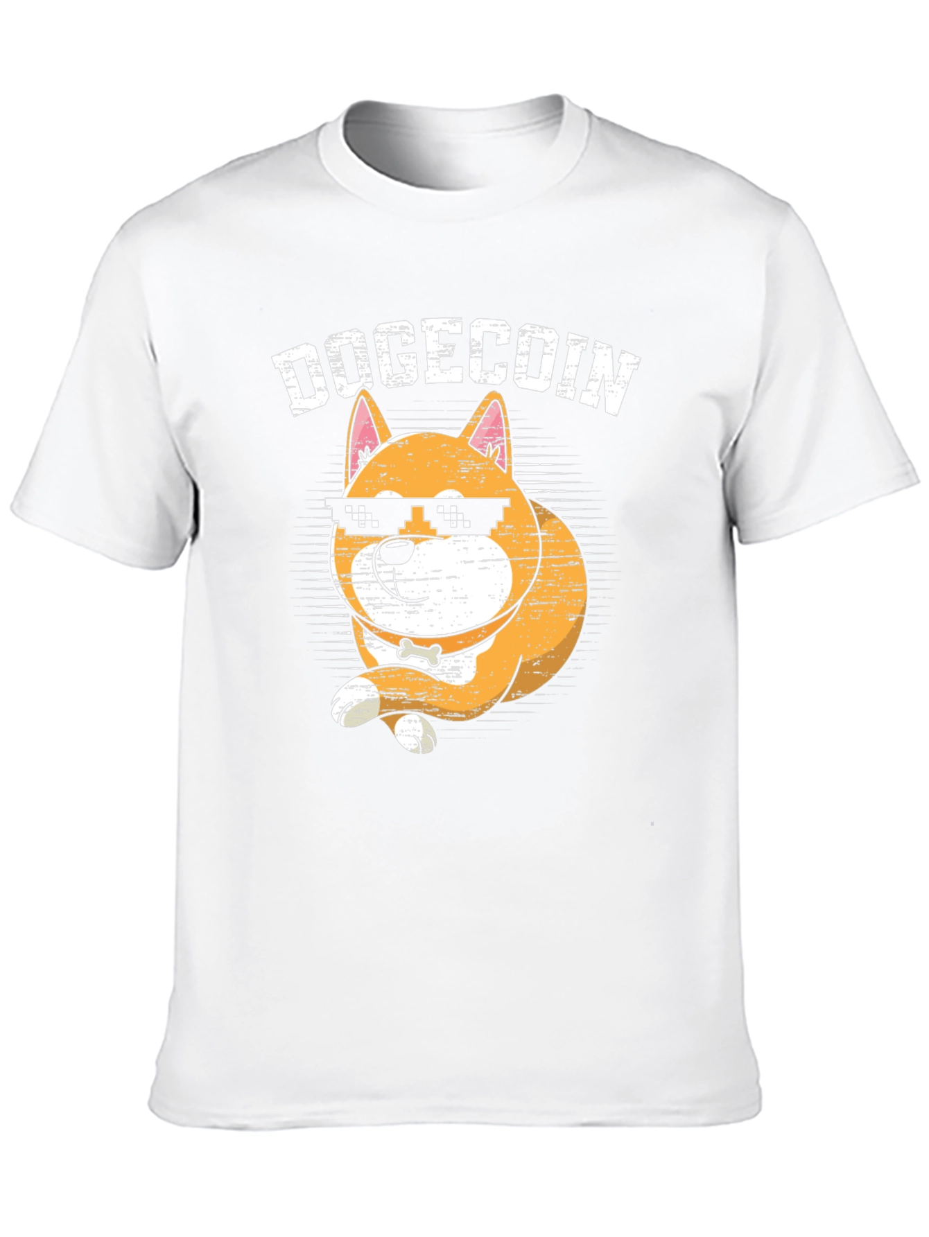 DogeCoin Crypto Cartoon Graphic T-Shirt