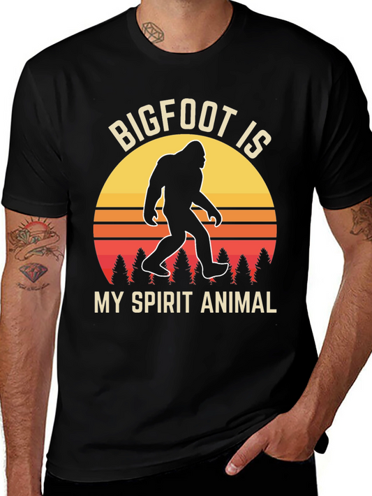 Bigfoot Spirit Animal T-Shirt - Retro Design