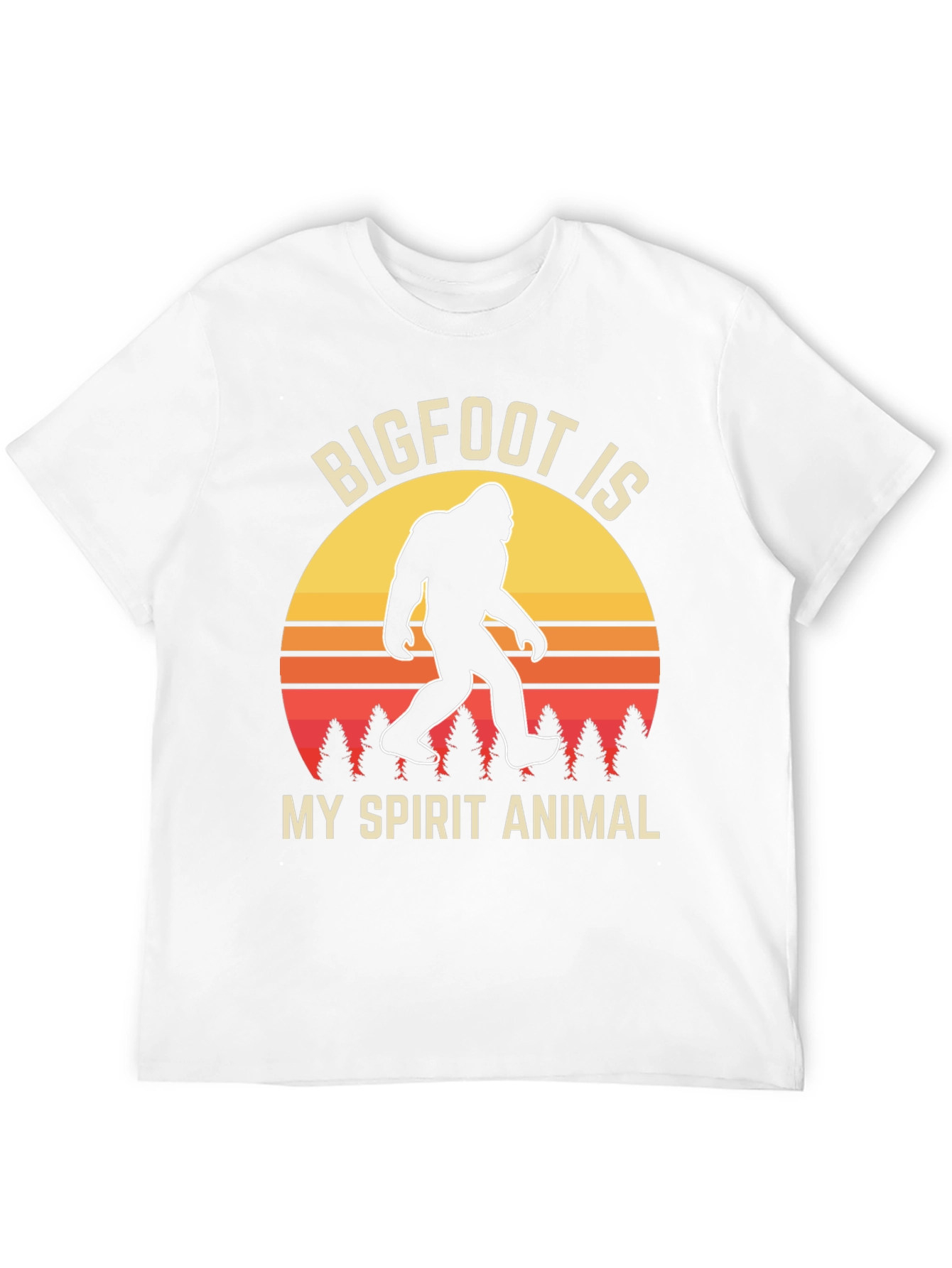Bigfoot Spirit Animal T-Shirt - Retro Design