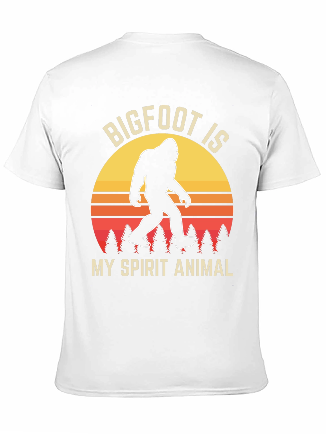 Bigfoot Spirit Animal T-Shirt - Retro Design