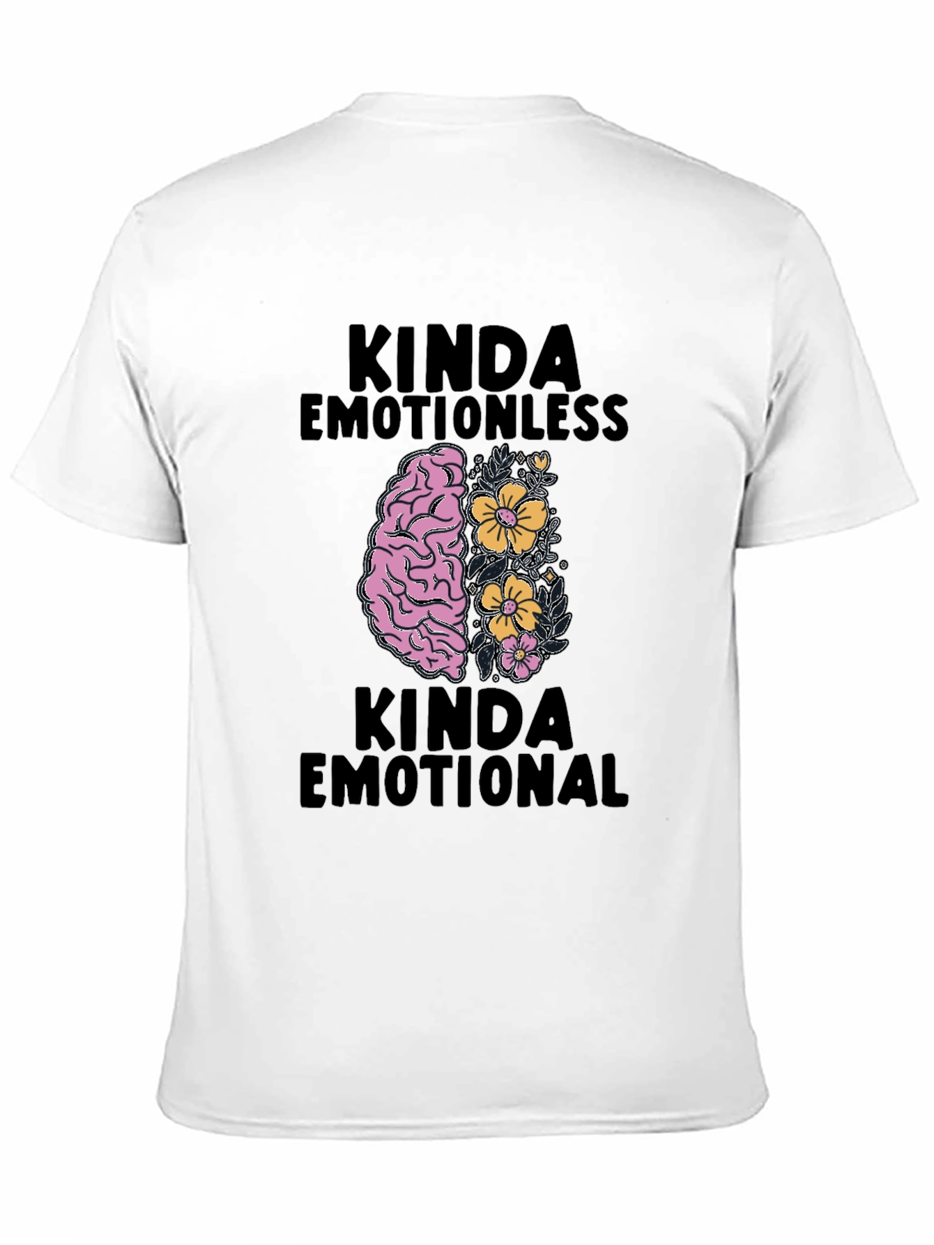 Kinda Emotional Graphic Tee - Black