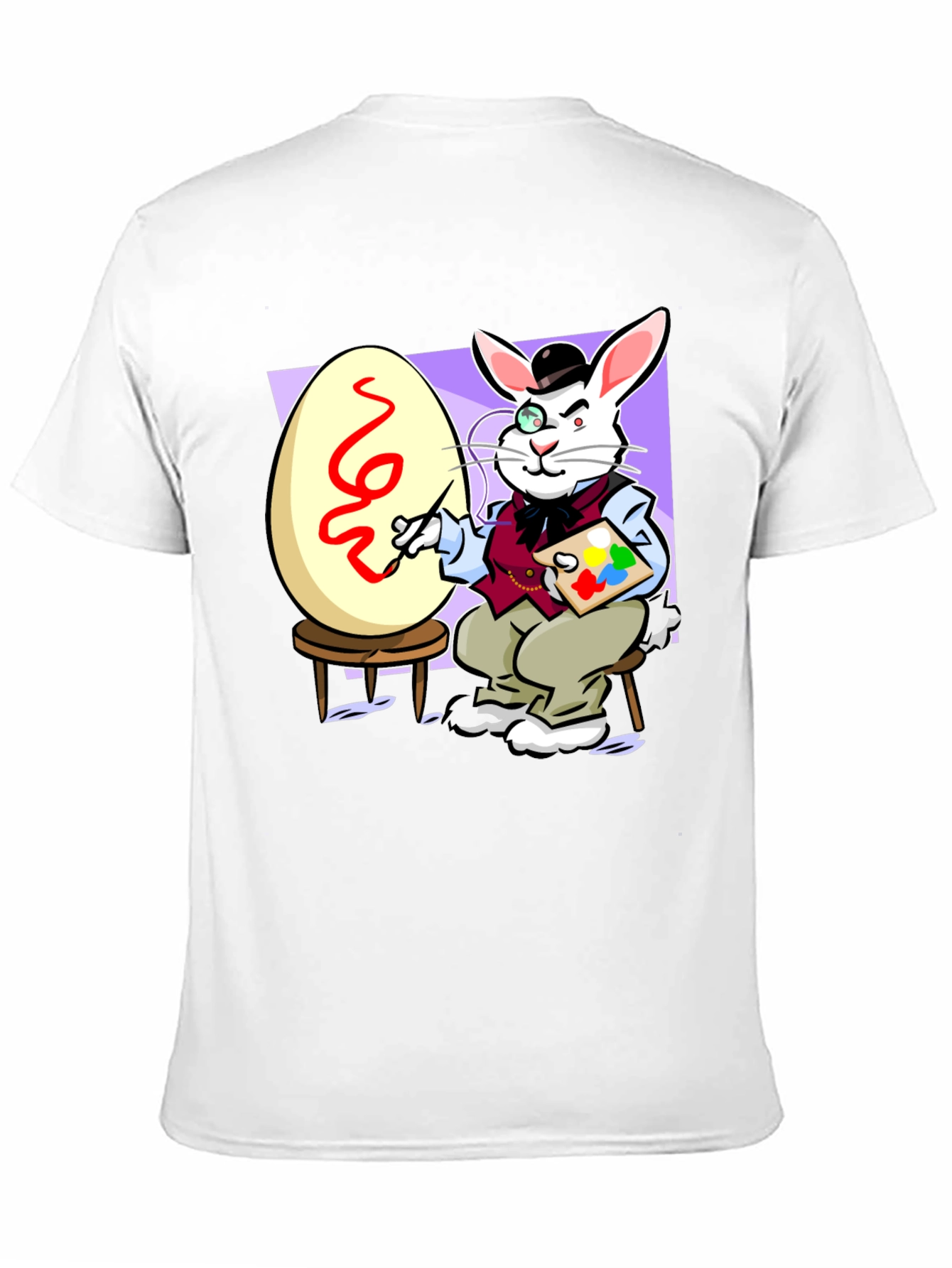 Easter Bunny Artist Novelty T-Shirt