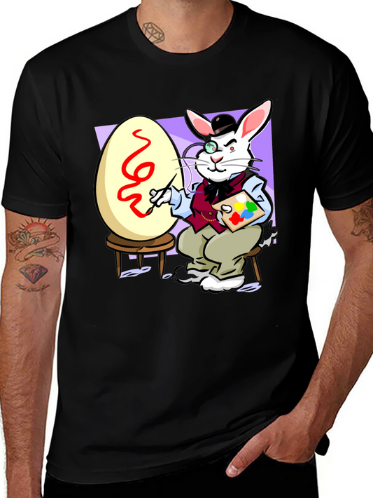 Easter Bunny Artist Novelty T-Shirt