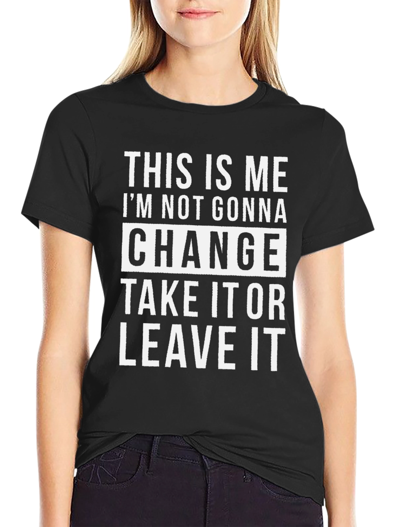 Unchanging Attitude T-Shirt - Bold Statement Tee