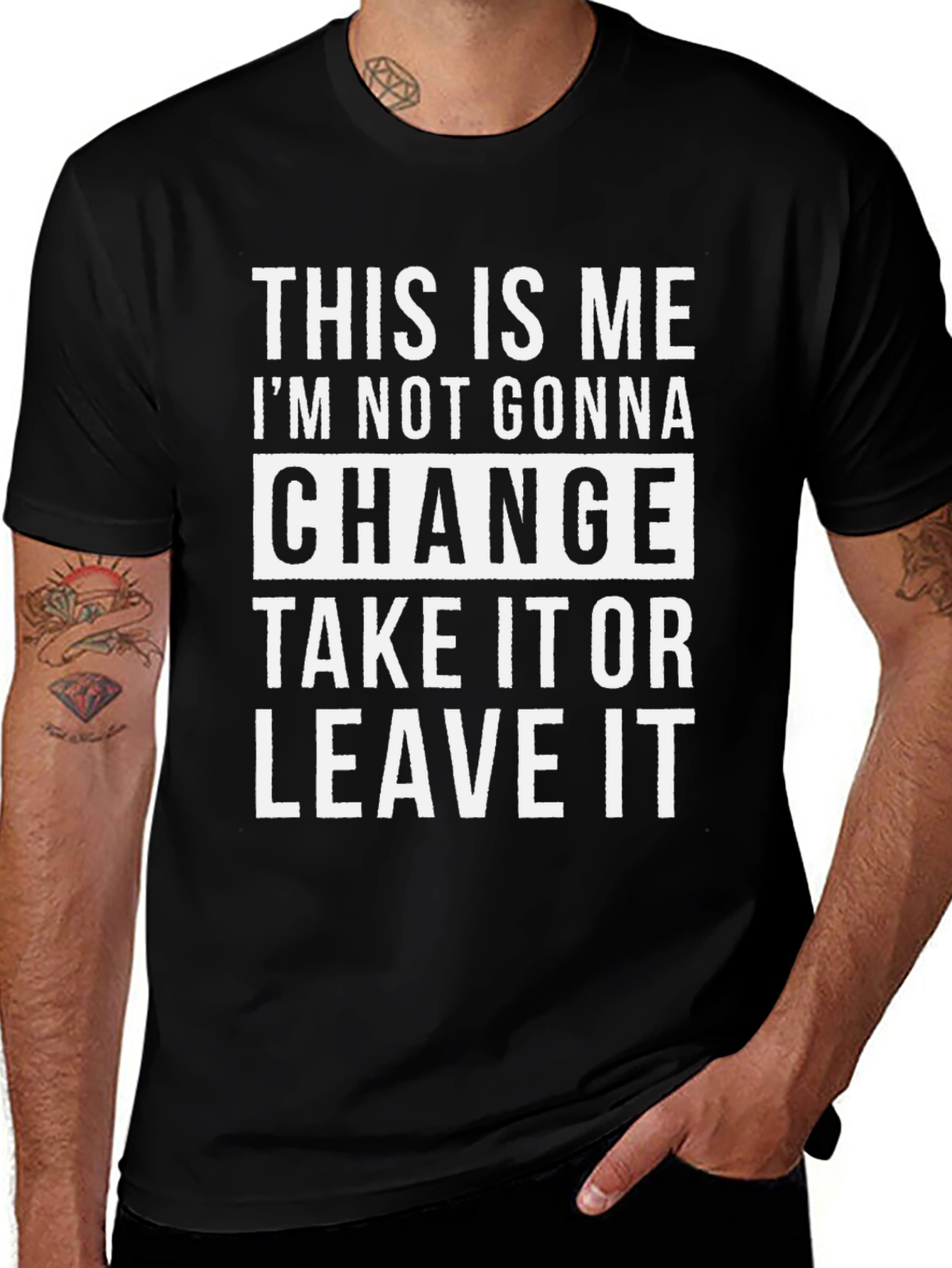 Unchanging Attitude T-Shirt - Bold Statement Tee