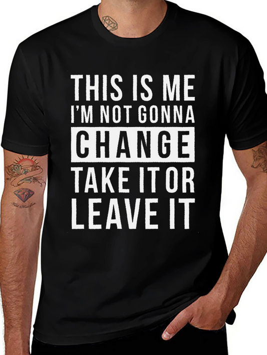 Unchanging Attitude T-Shirt - Bold Statement Tee