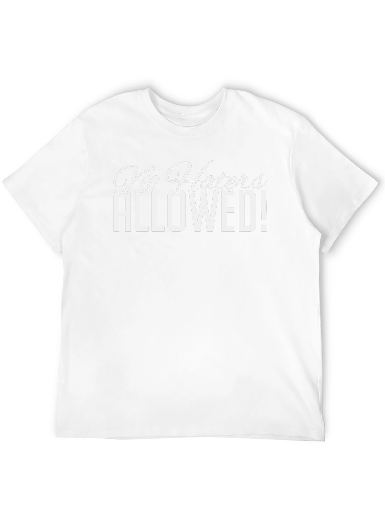 No Haters Allowed Graphic Tee