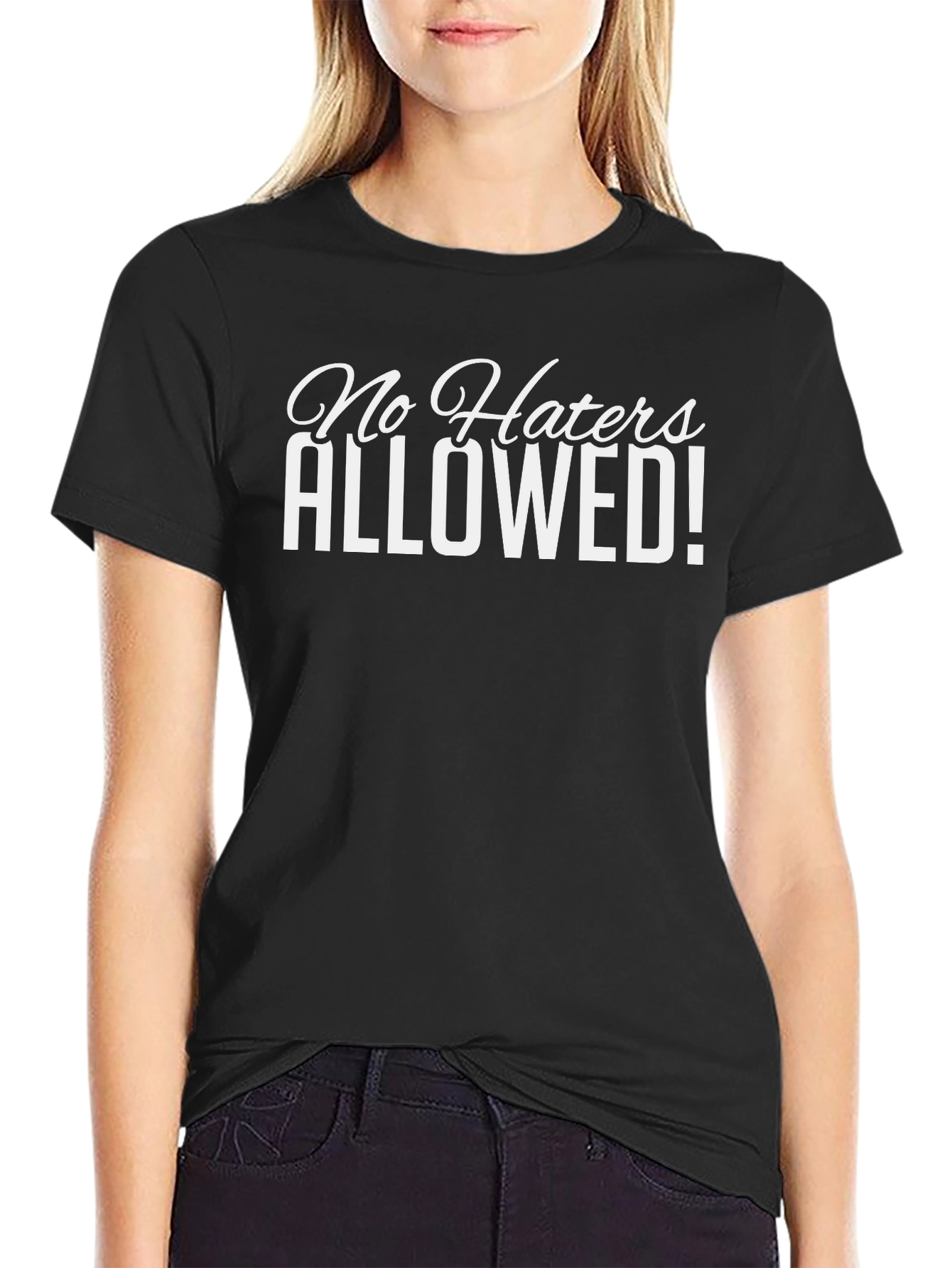 No Haters Allowed Graphic Tee