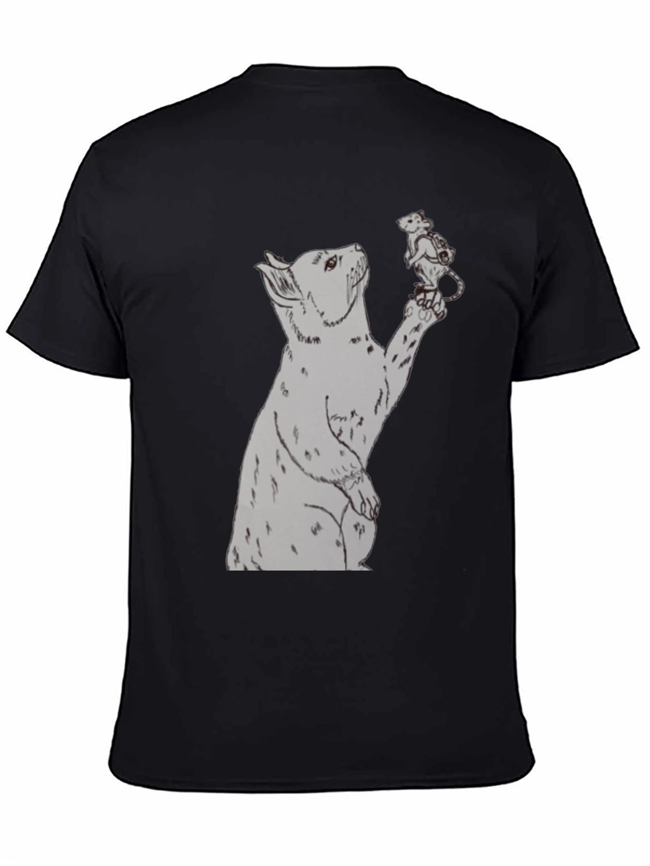 Bear and Mouse Graphic T-Shirt