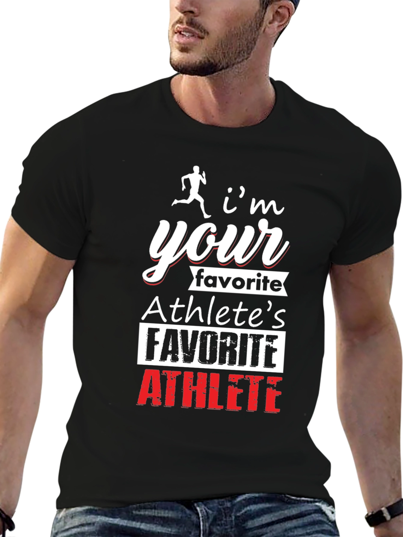 Athletes Favorite Athlete T-Shirt - Black