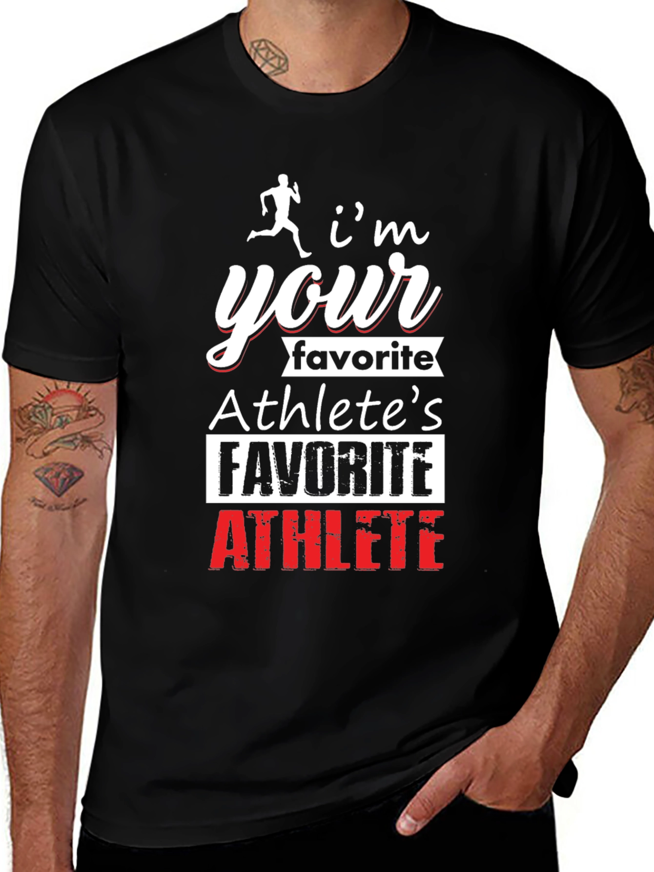 Athletes Favorite Athlete T-Shirt - Black