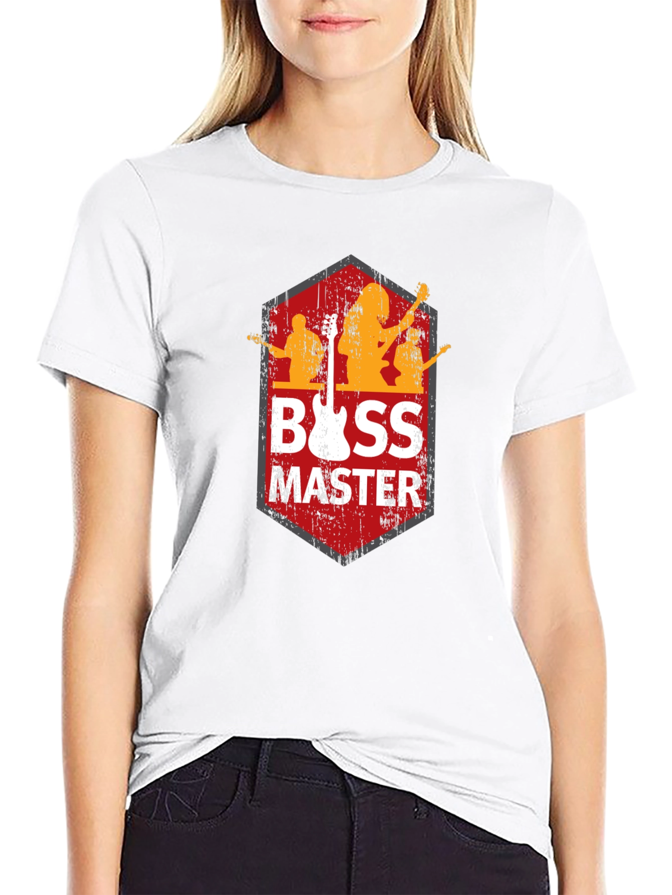 Bass Master Black Graphic T-Shirt for Music Lovers