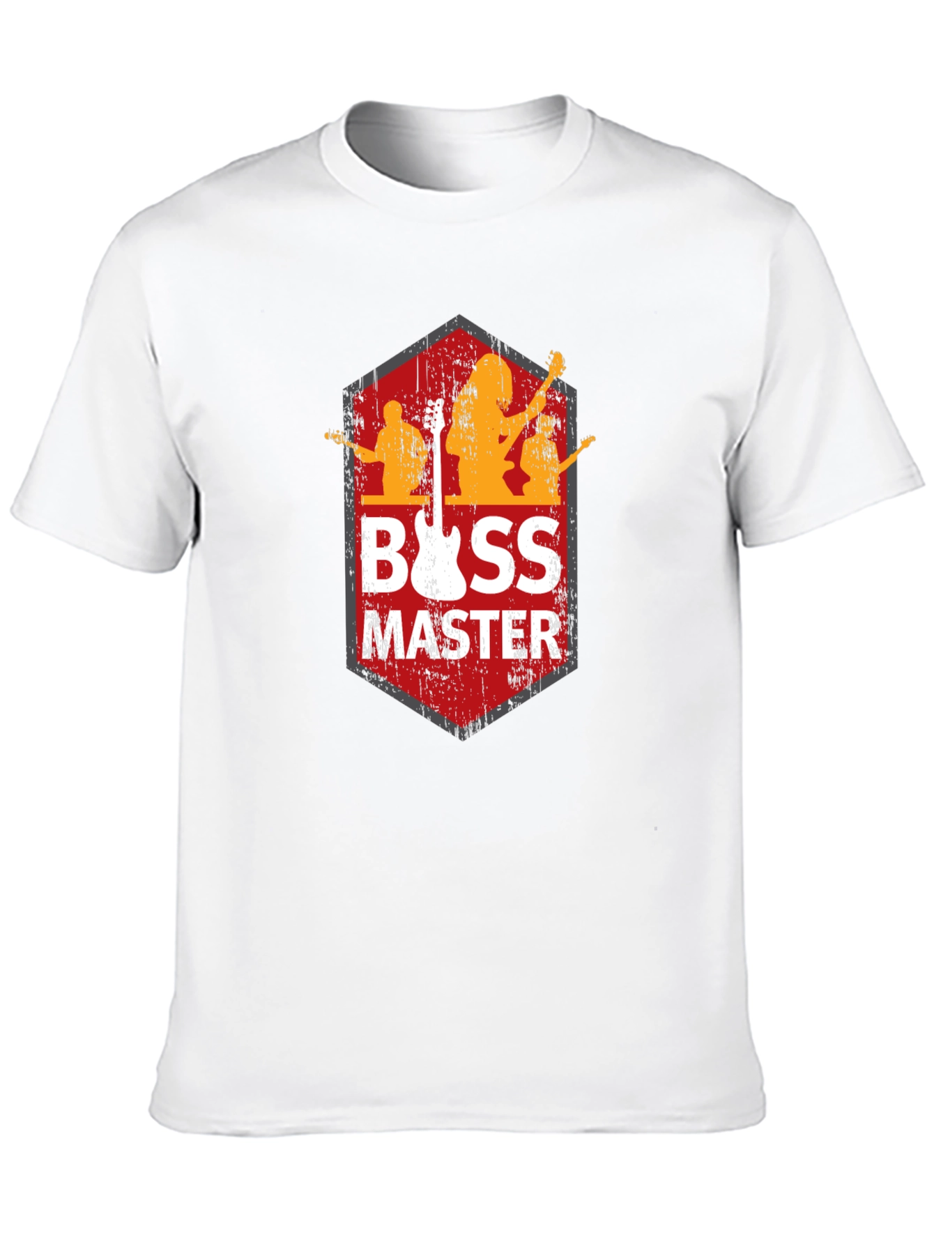Bass Master Black Graphic T-Shirt for Music Lovers