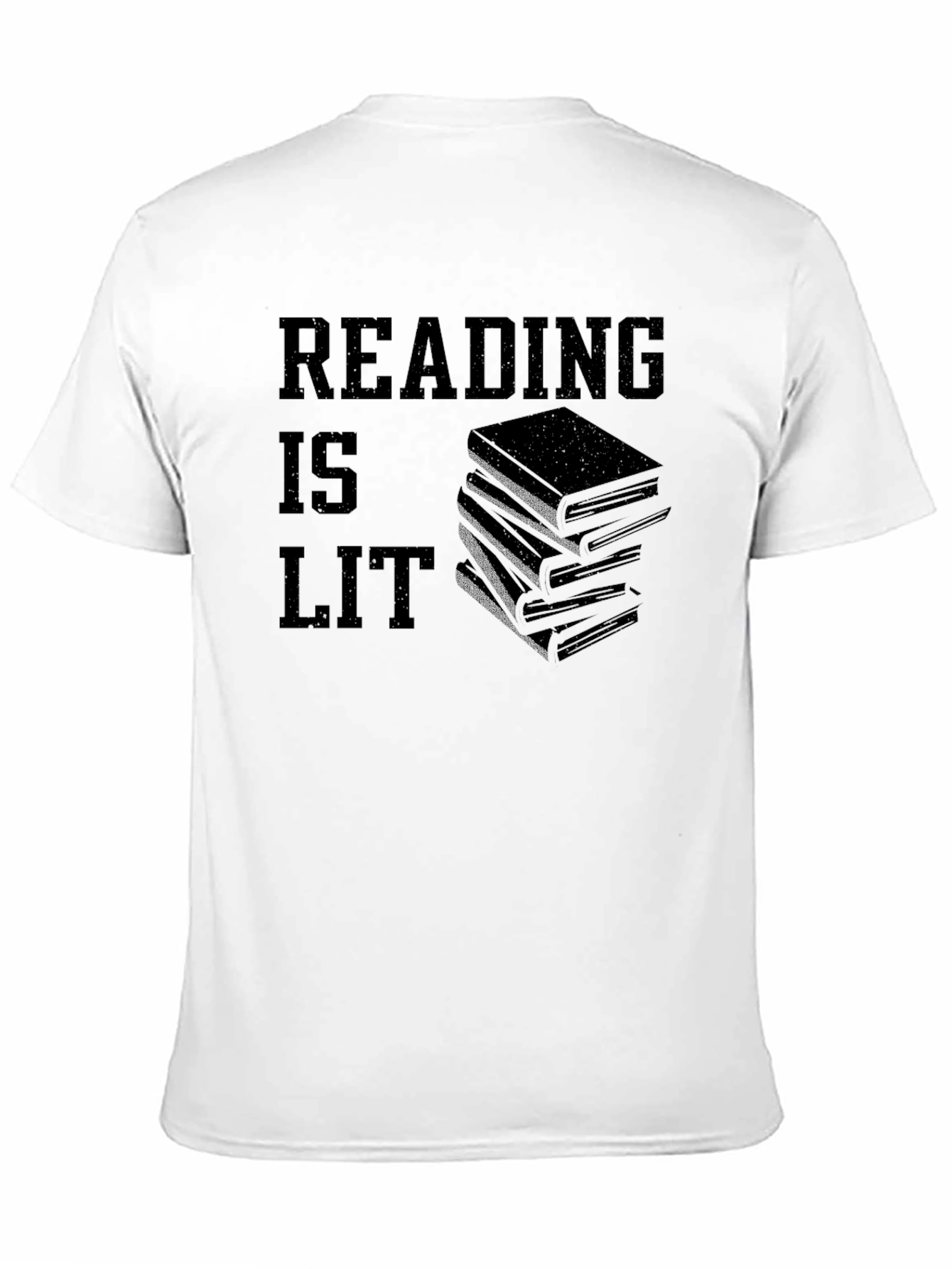 Reading is Lit Graphic Tee - Book Lover Shirt