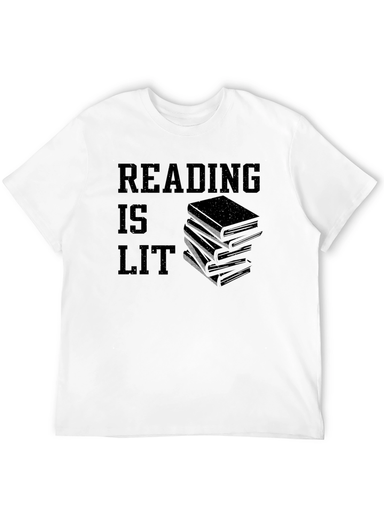Reading is Lit Graphic Tee - Book Lover Shirt