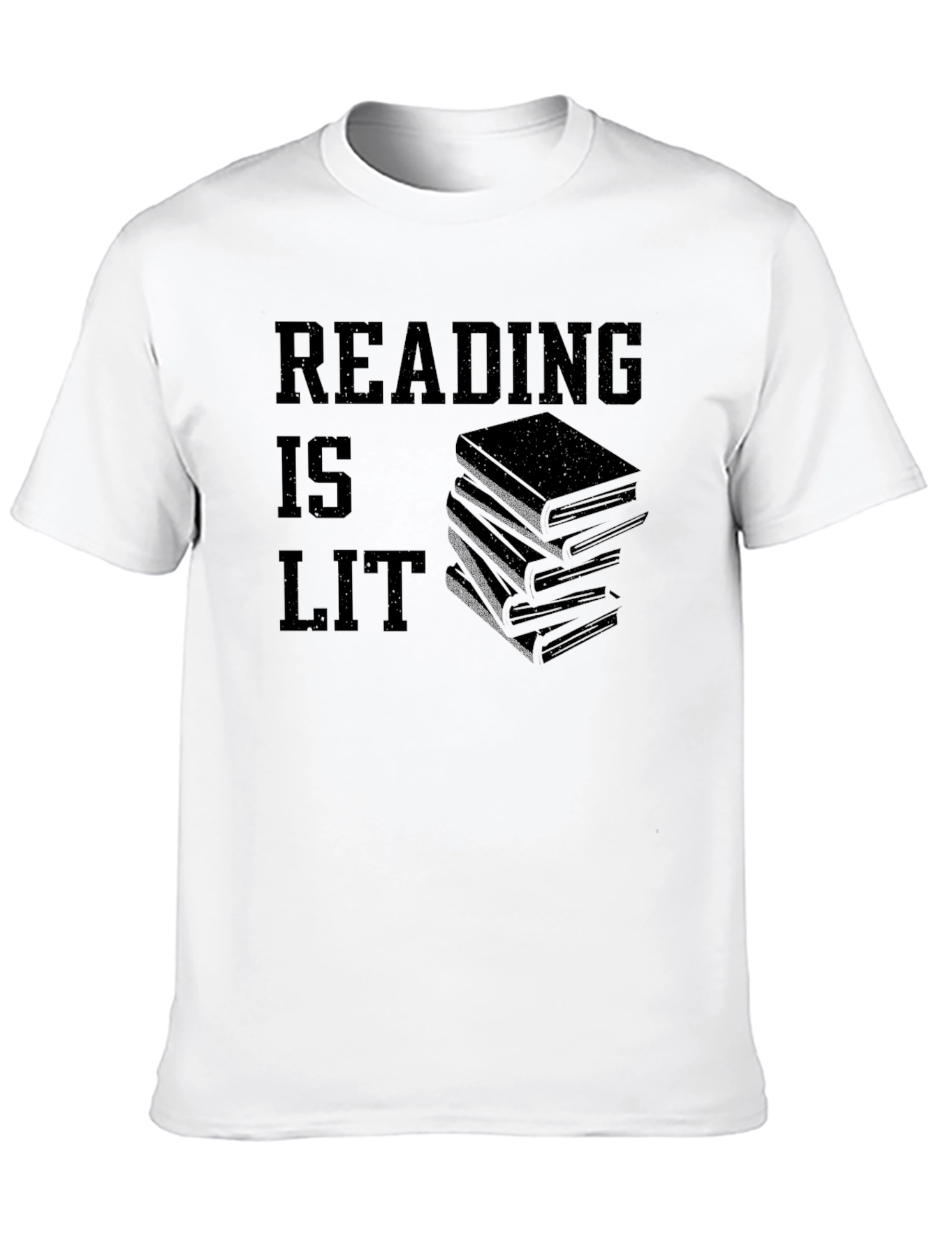 Reading is Lit Graphic Tee - Book Lover Shirt