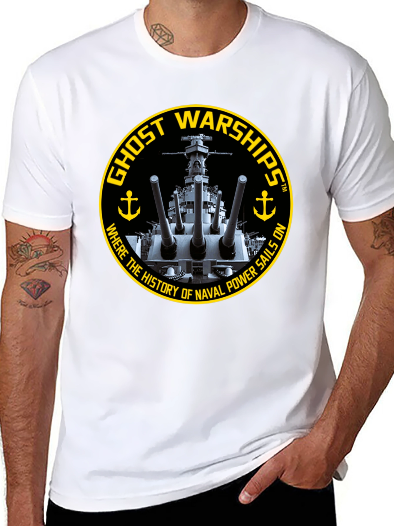 Ghost Warships T-Shirt - Naval History Tee
