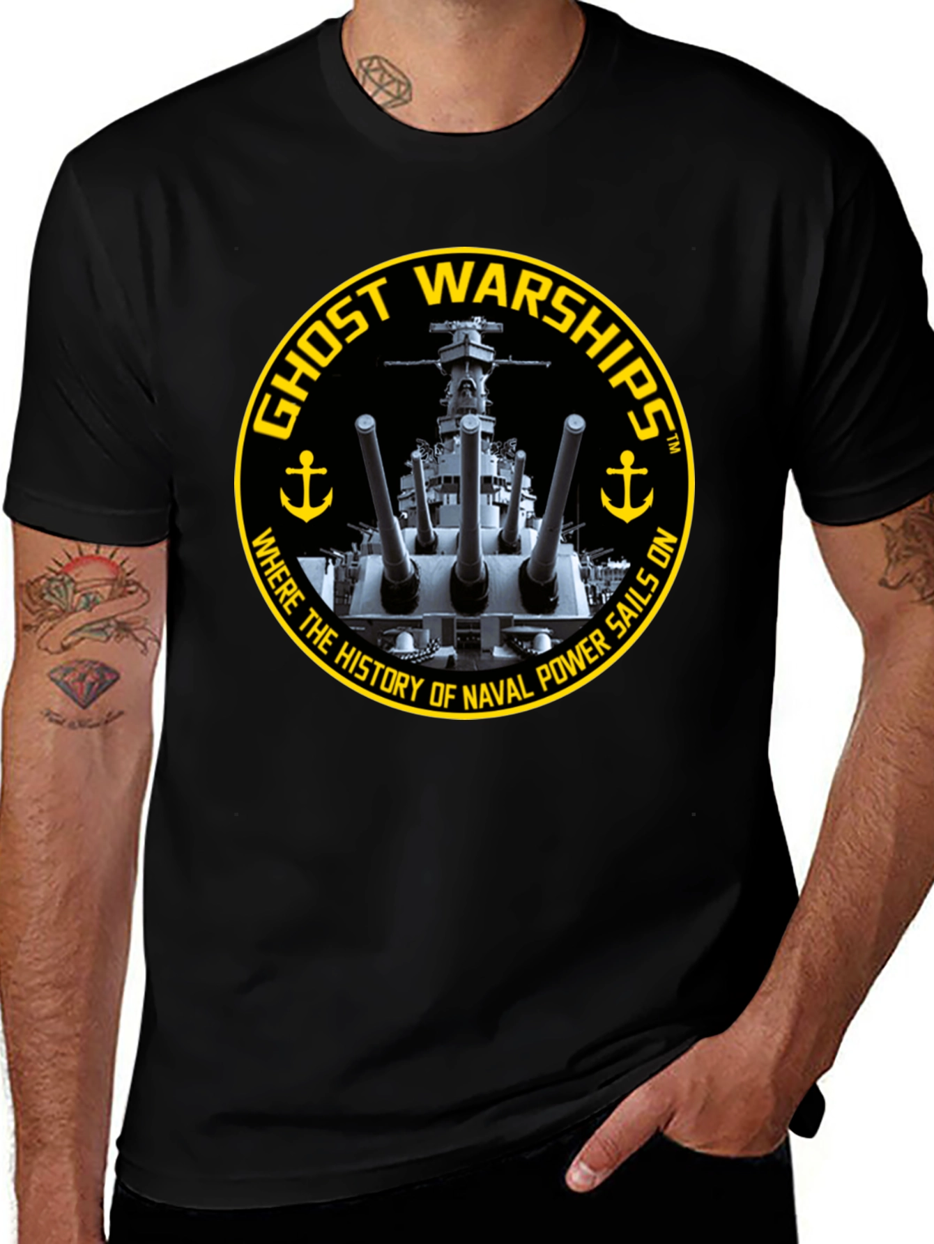 Ghost Warships T-Shirt - Naval History Tee