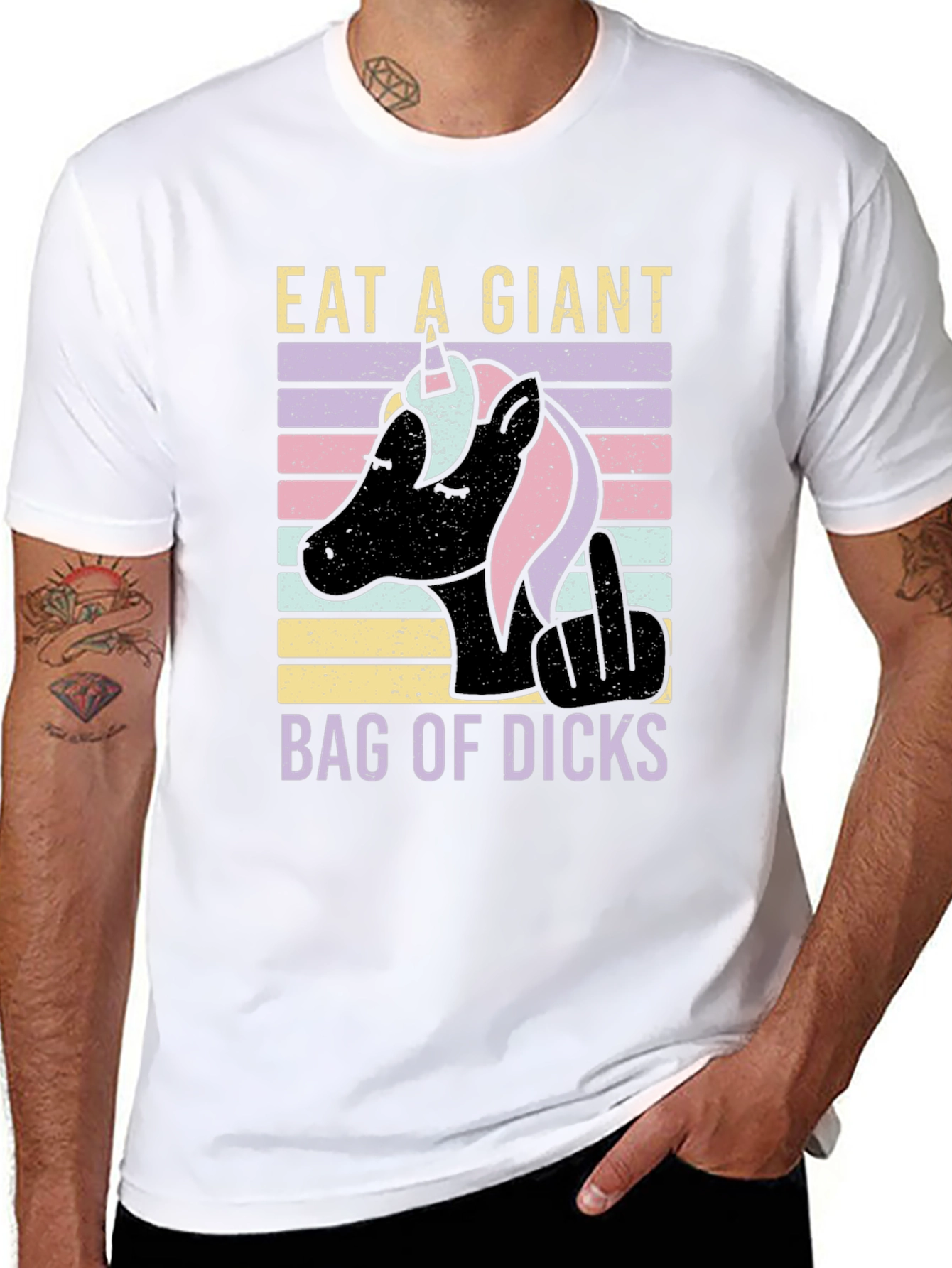 Eat a Giant Bag T-Shirt - Graphic Novelty Tee