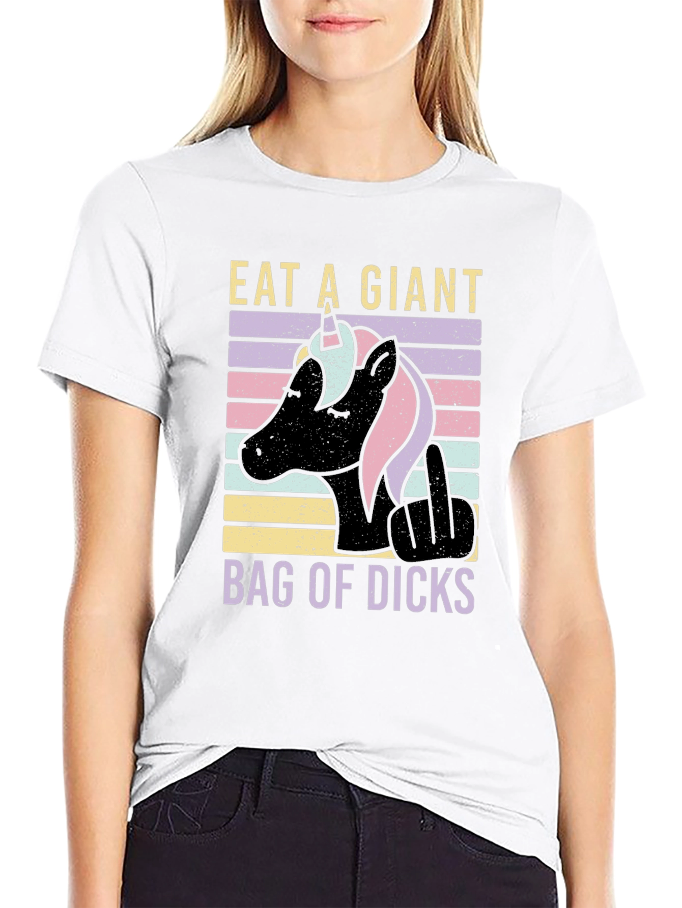Eat a Giant Bag T-Shirt - Graphic Novelty Tee