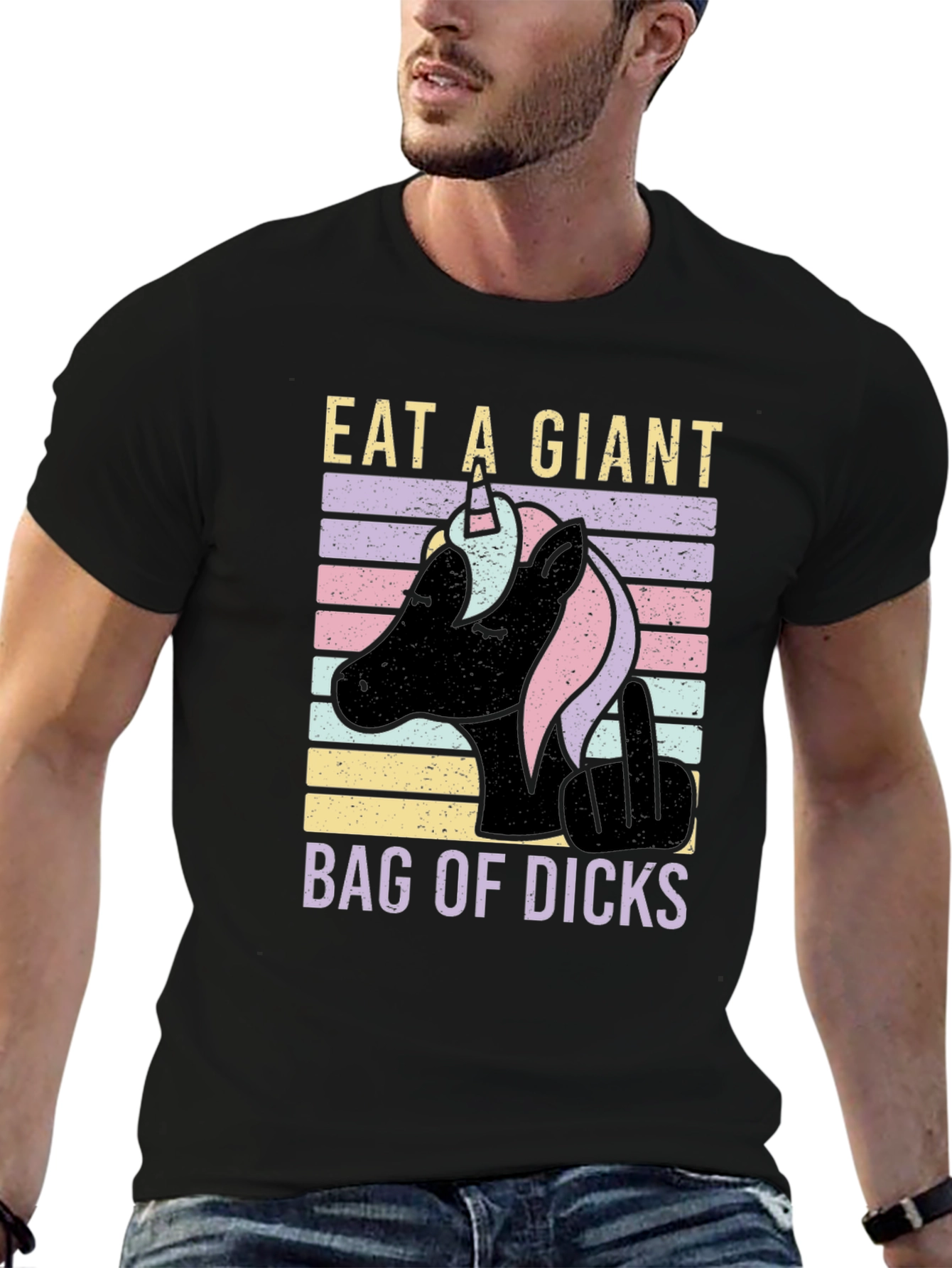 Eat a Giant Bag T-Shirt - Graphic Novelty Tee