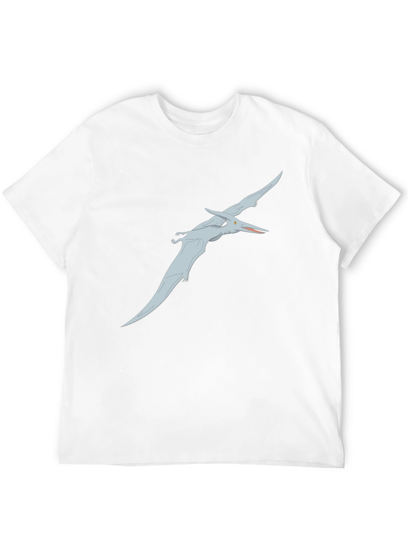 Pterodactyl Graphic Tee - Black Cotton Shirt