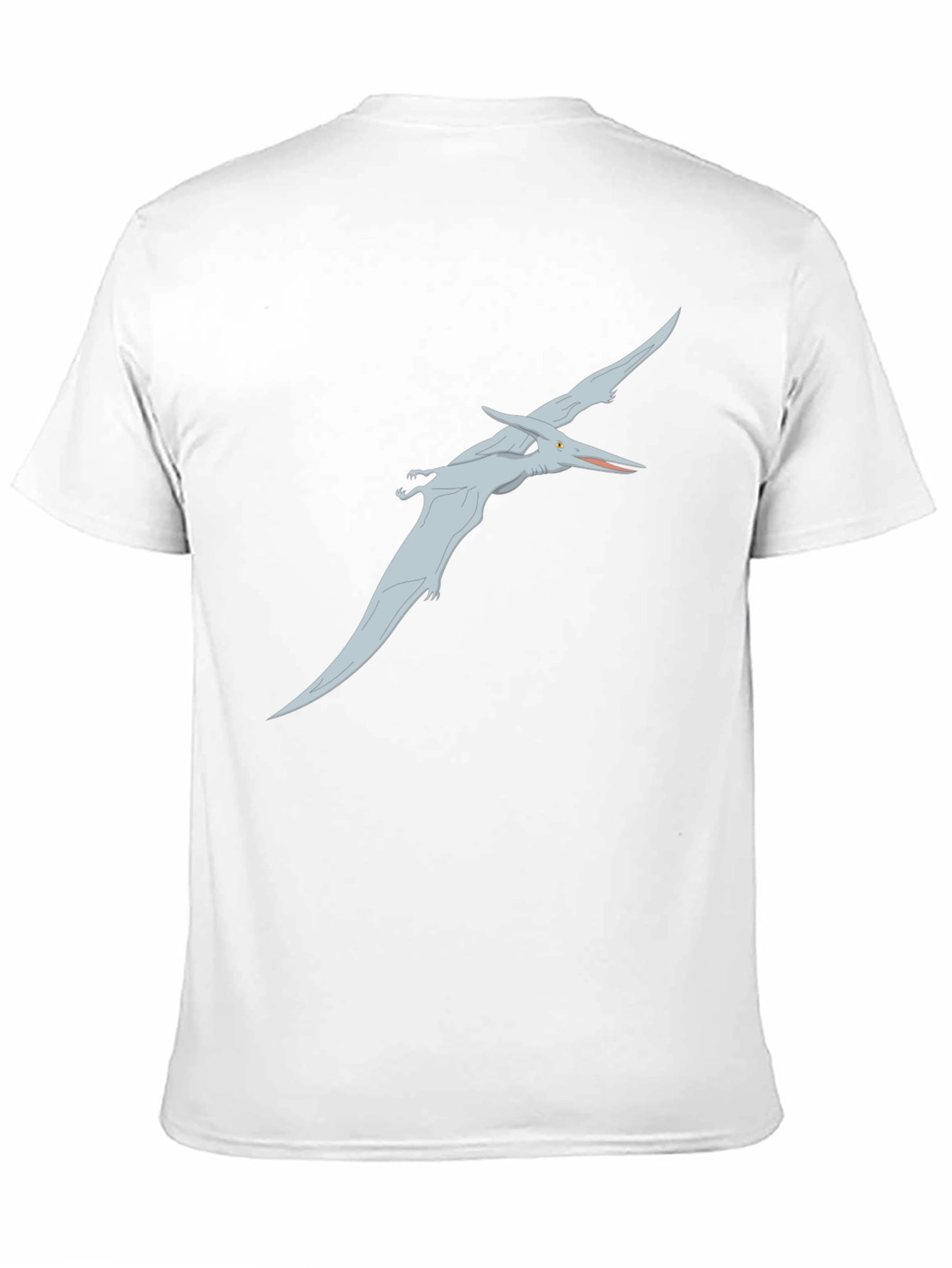 Pterodactyl Graphic Tee - Black Cotton Shirt