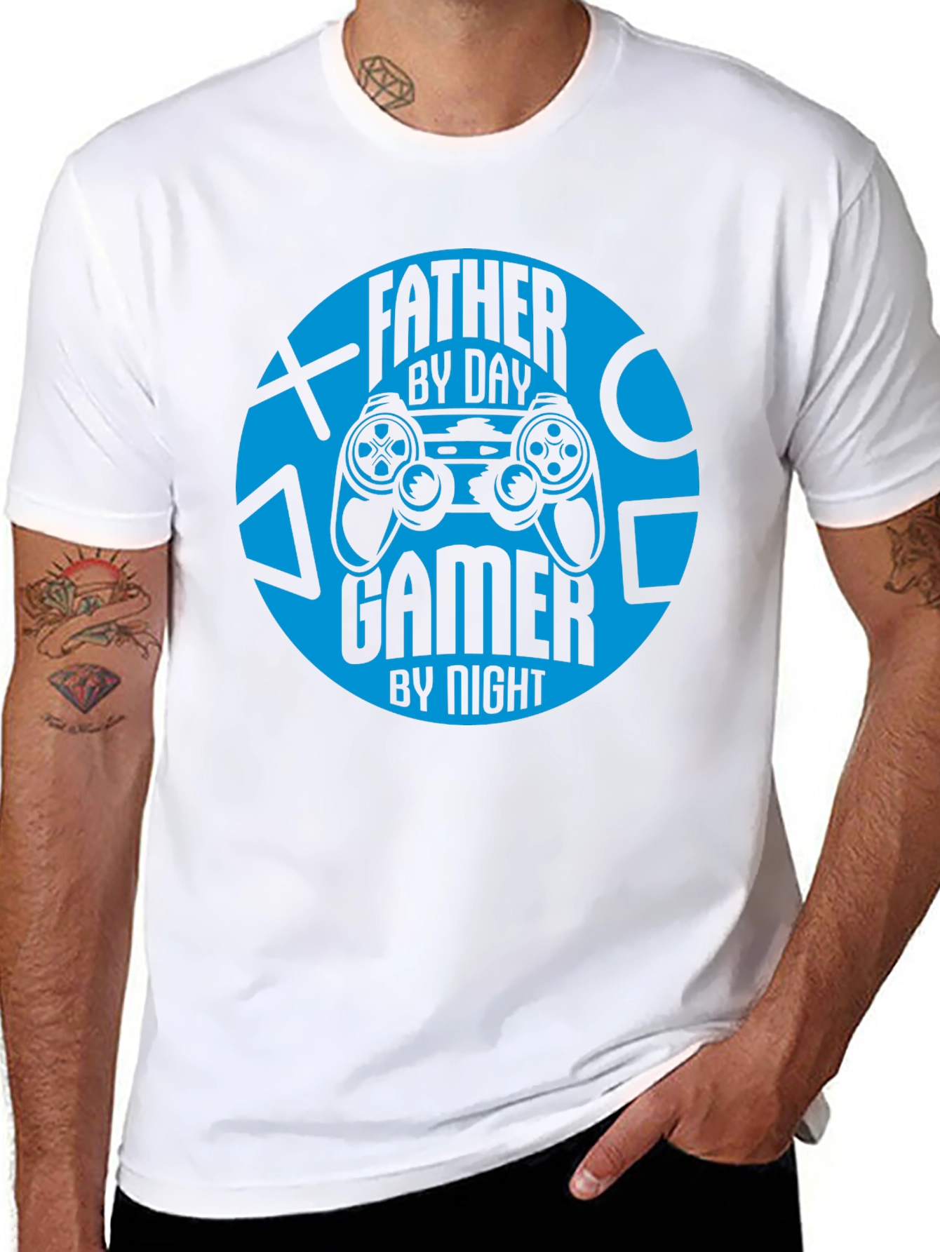 Father By Day Gamer By Night T-Shirt