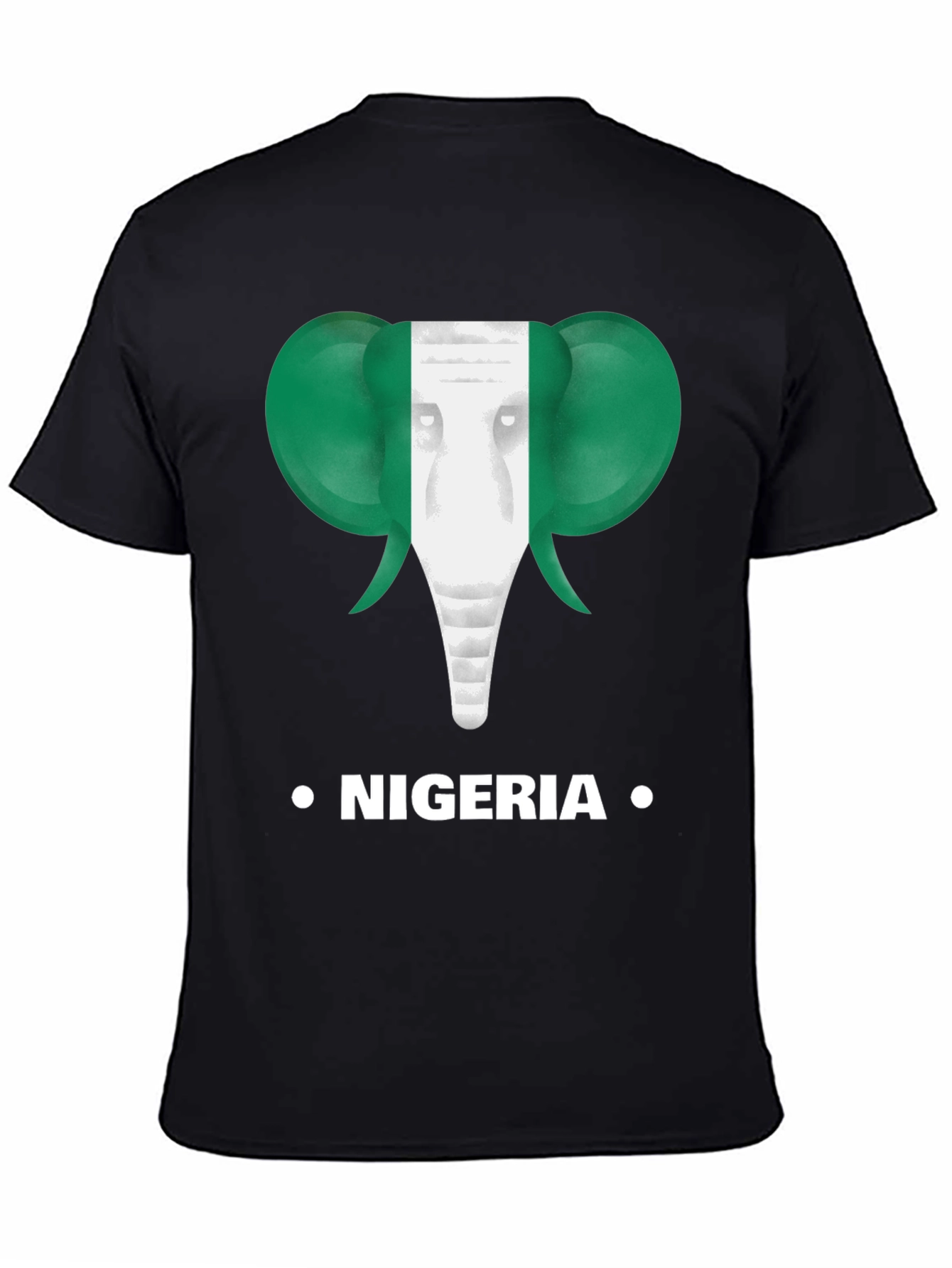 Nigeria Flag Elephant T-Shirt
