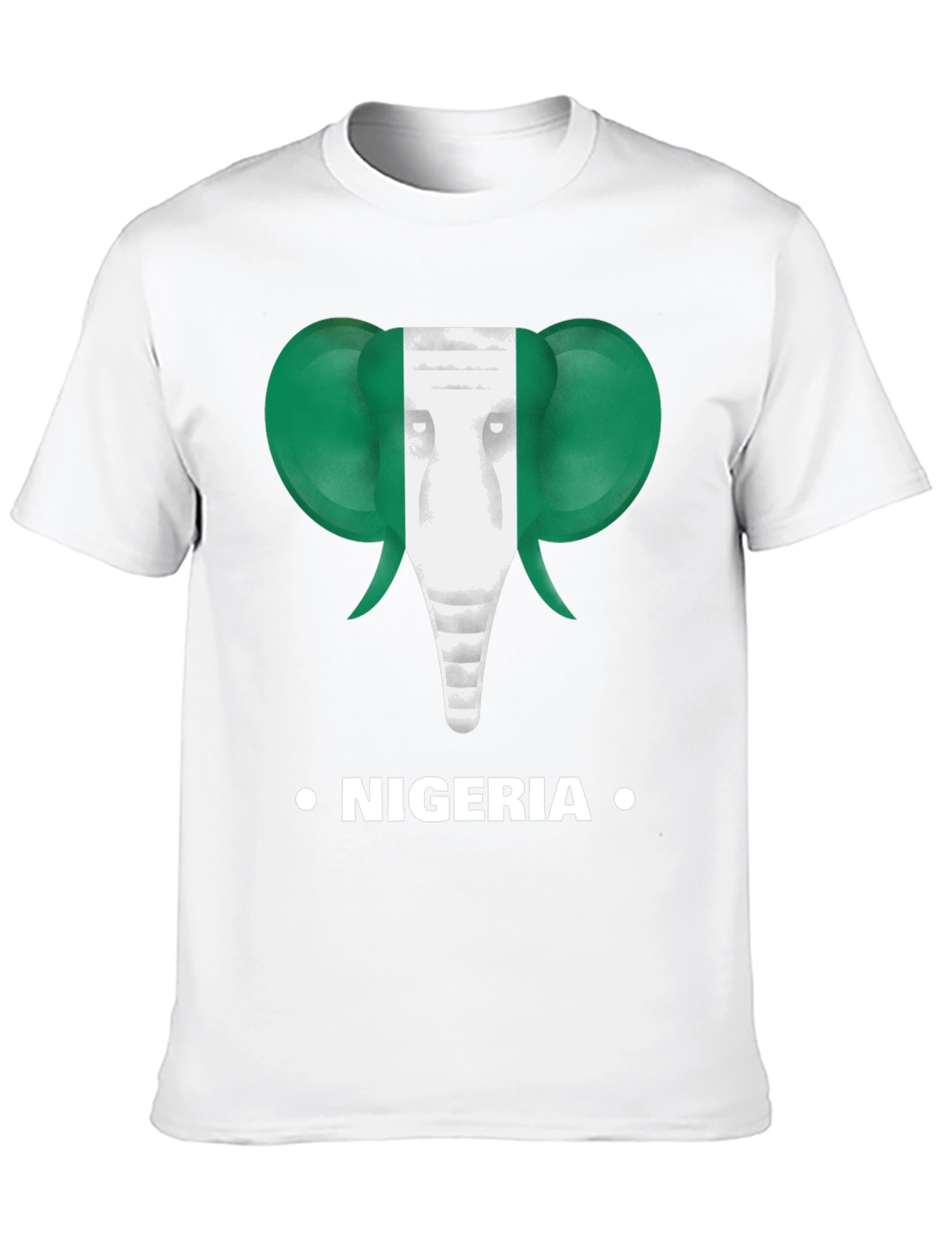 Nigeria Flag Elephant T-Shirt