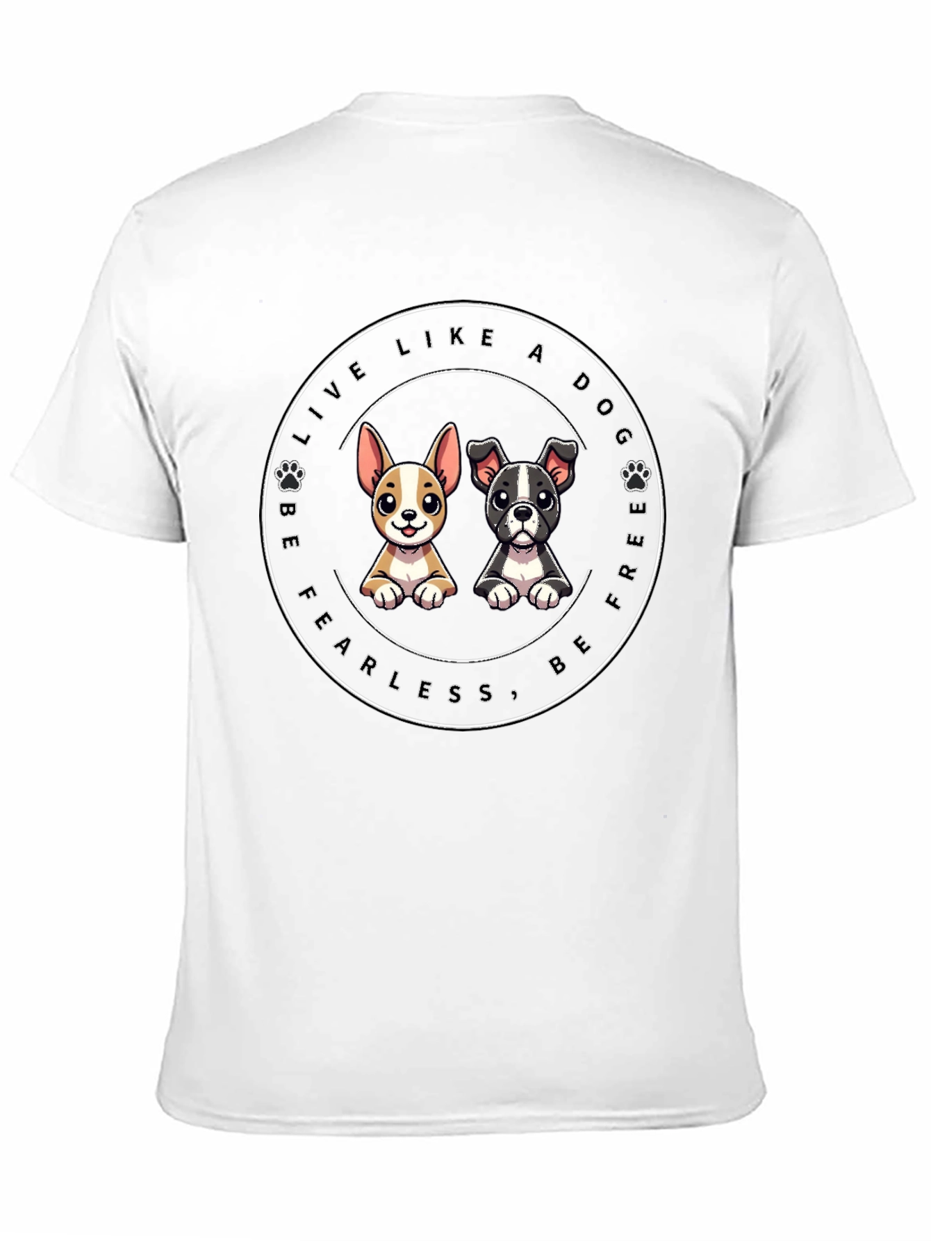 Dog Lover Graphic Tee - Be Free & Fearless!