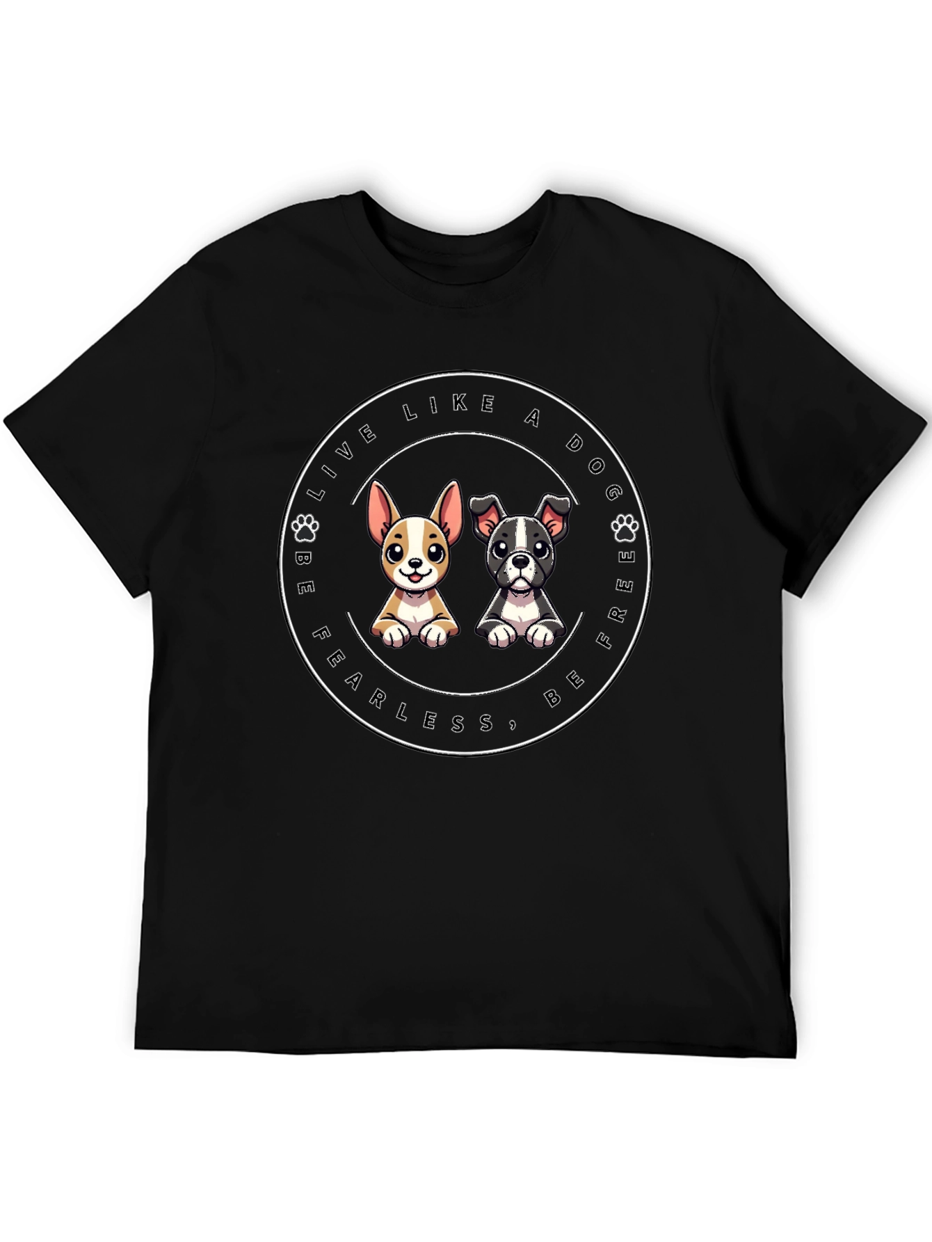 Dog Lover Graphic Tee - Be Free & Fearless!