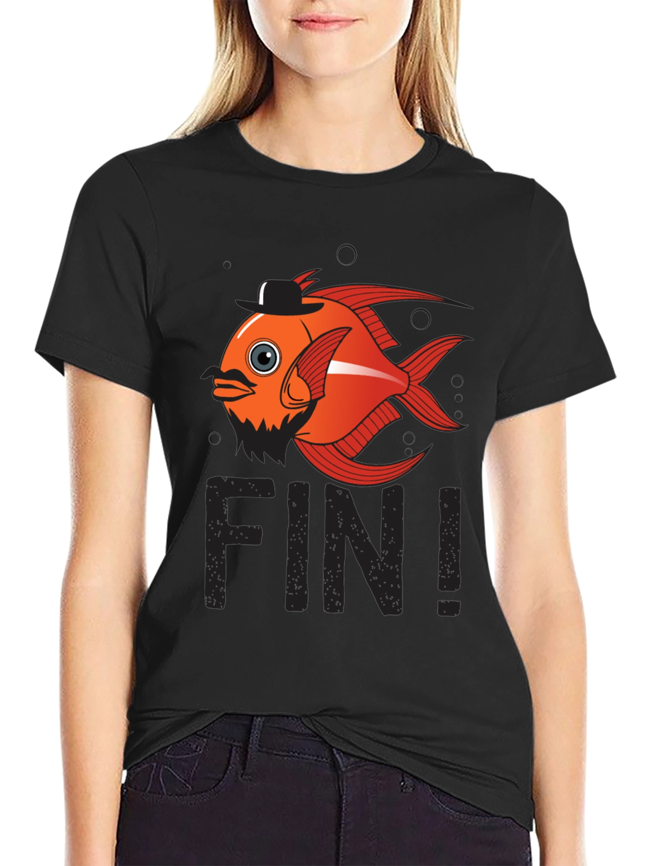 Funny Fish Pun T-Shirt - Fin!