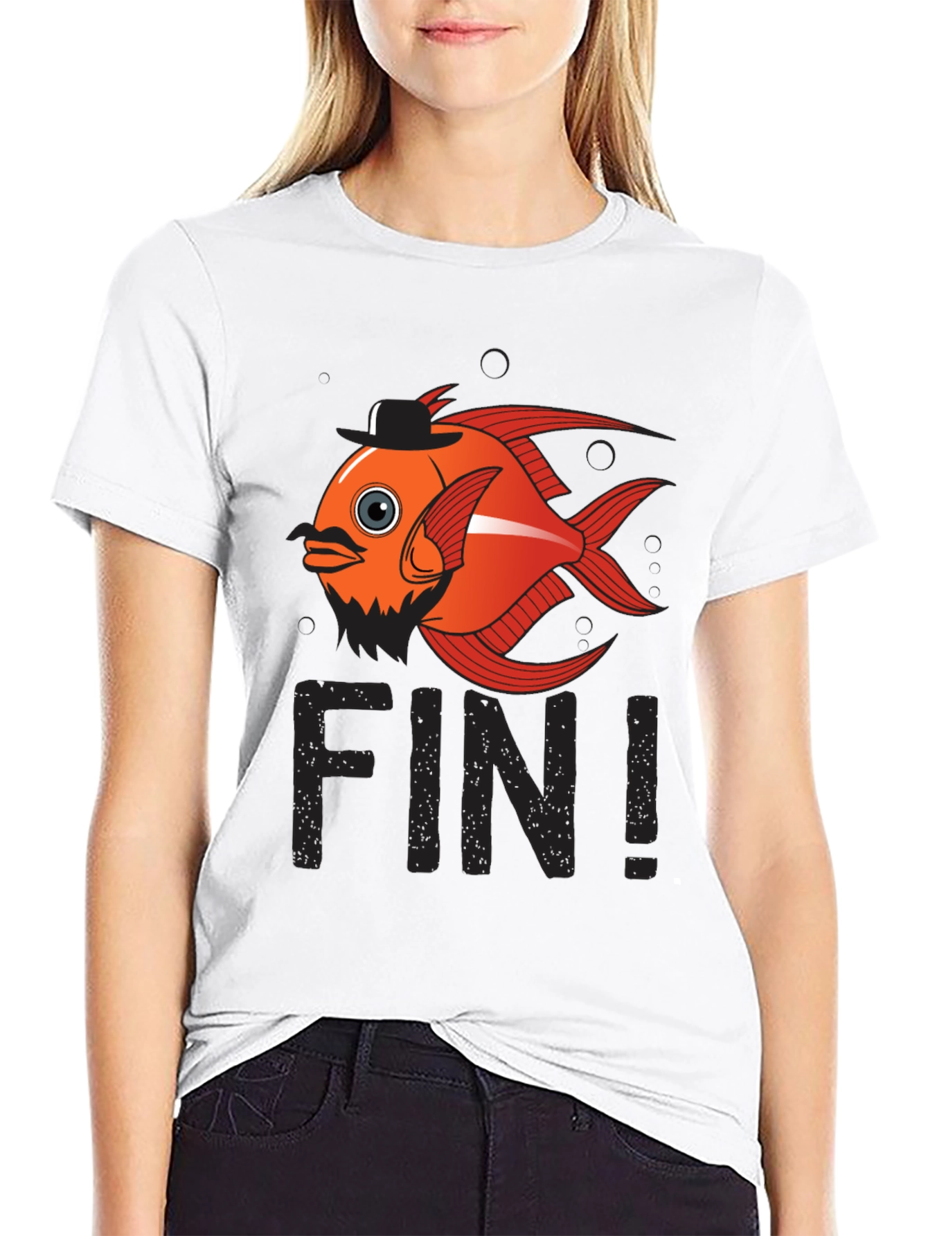 Funny Fish Pun T-Shirt - Fin!