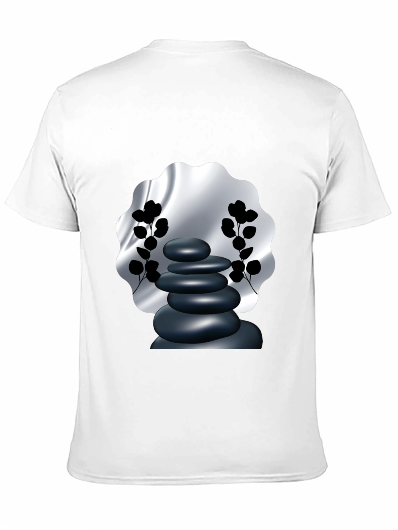 Zen Stone Graphic Tee - Meditative Style