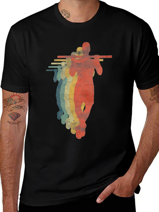 Retro Weightlifter Graphic Tee