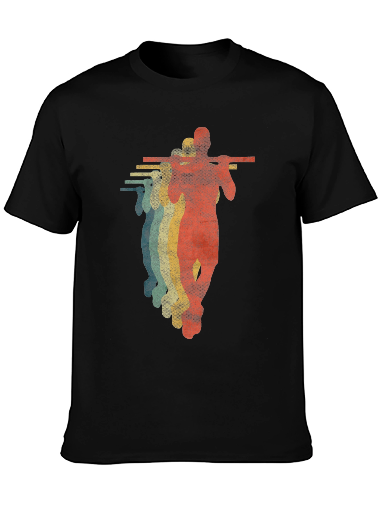 Retro Weightlifter Graphic Tee