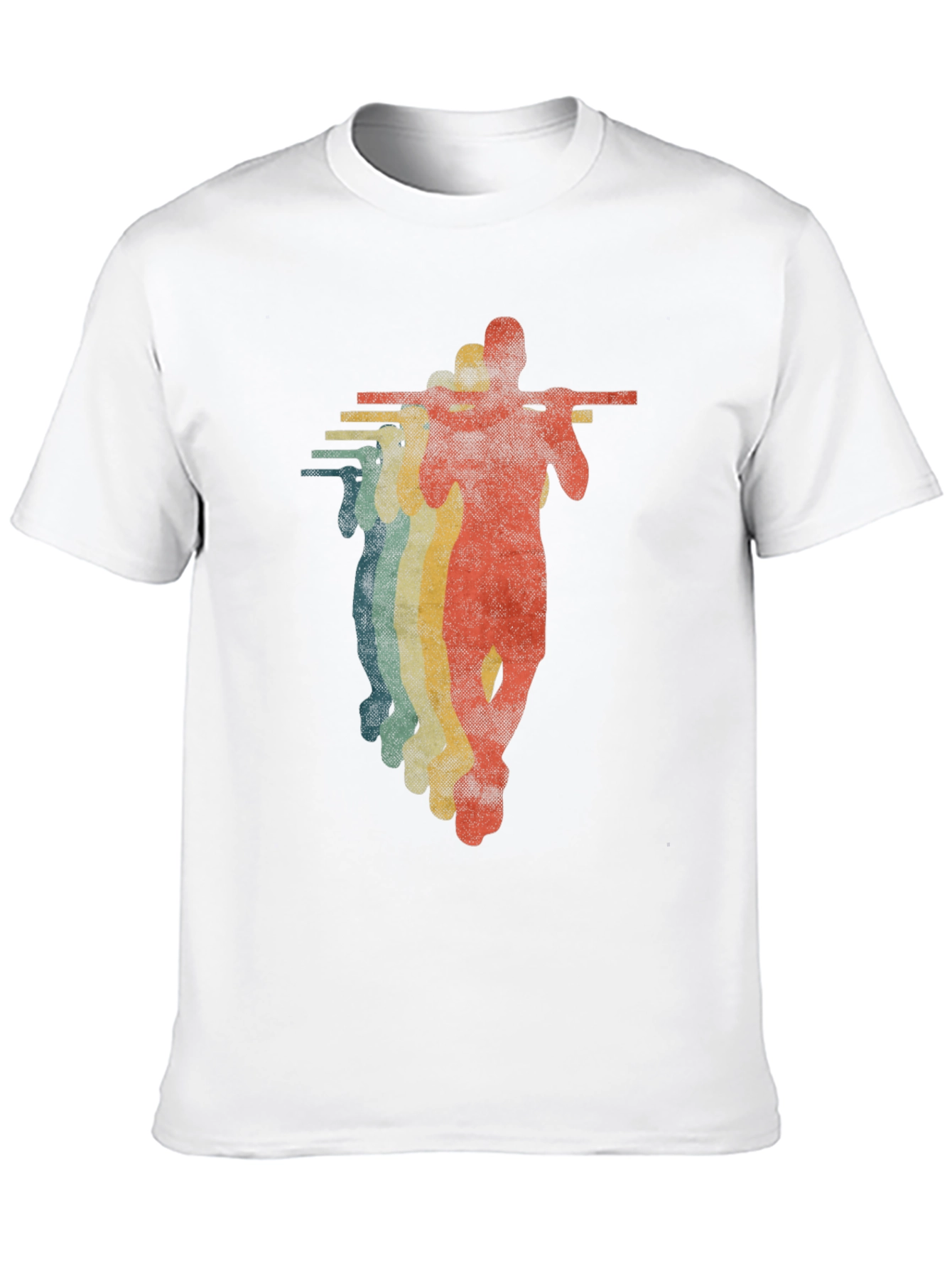 Retro Weightlifter Graphic Tee