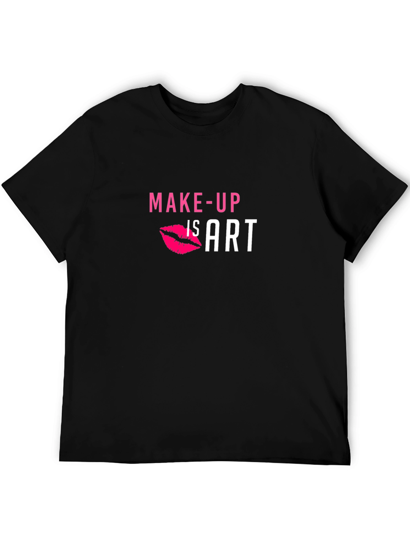 Makeup is Art Black Graphic T-Shirt