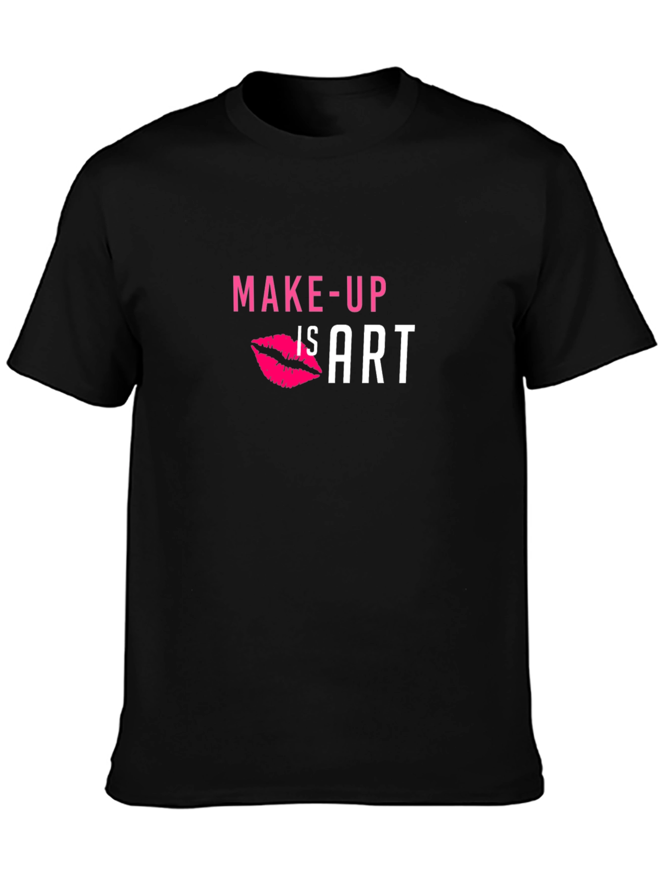 Makeup is Art Black Graphic T-Shirt