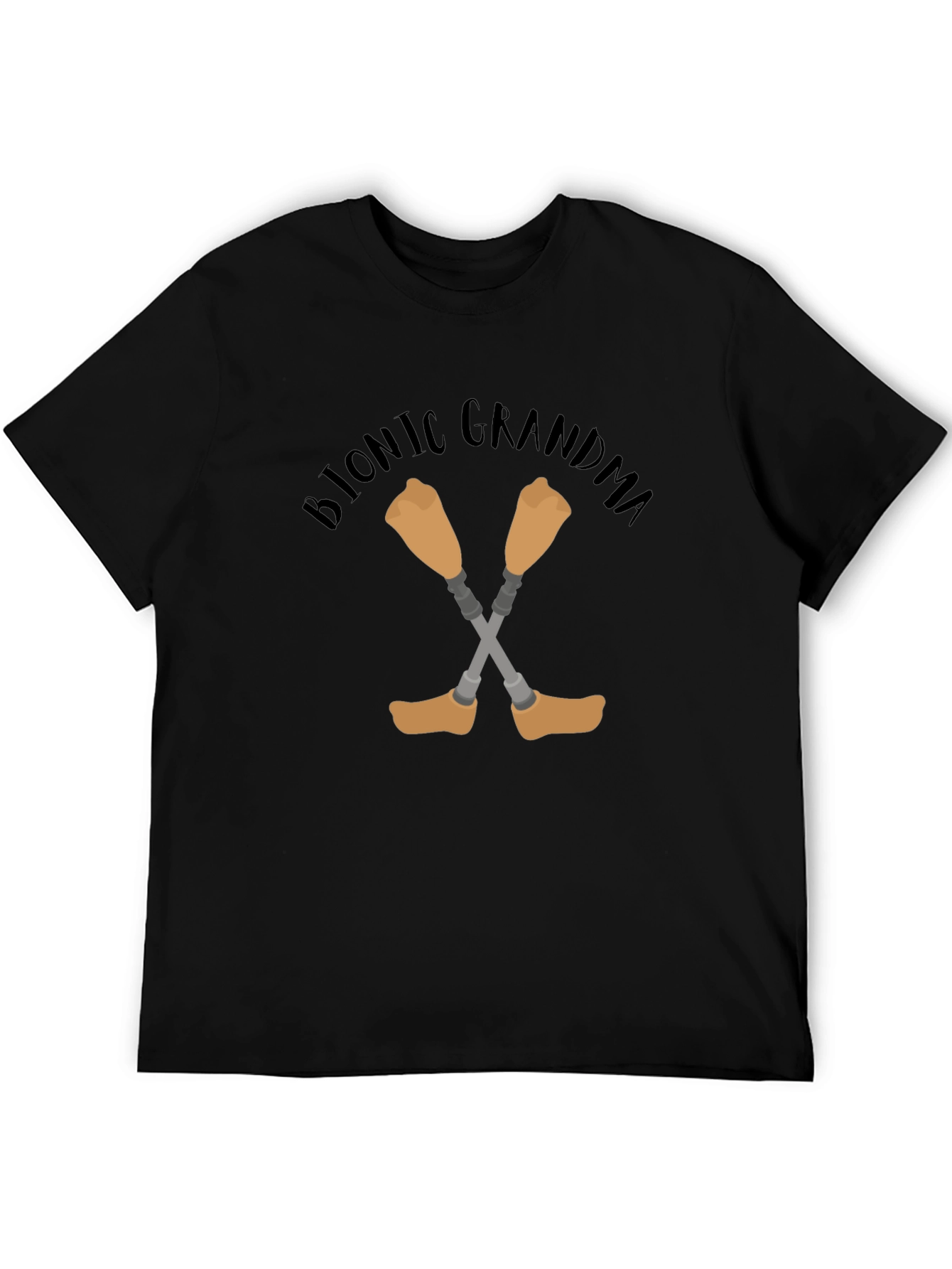 Bionic Grandma T-Shirt - Novelty Graphic Tee