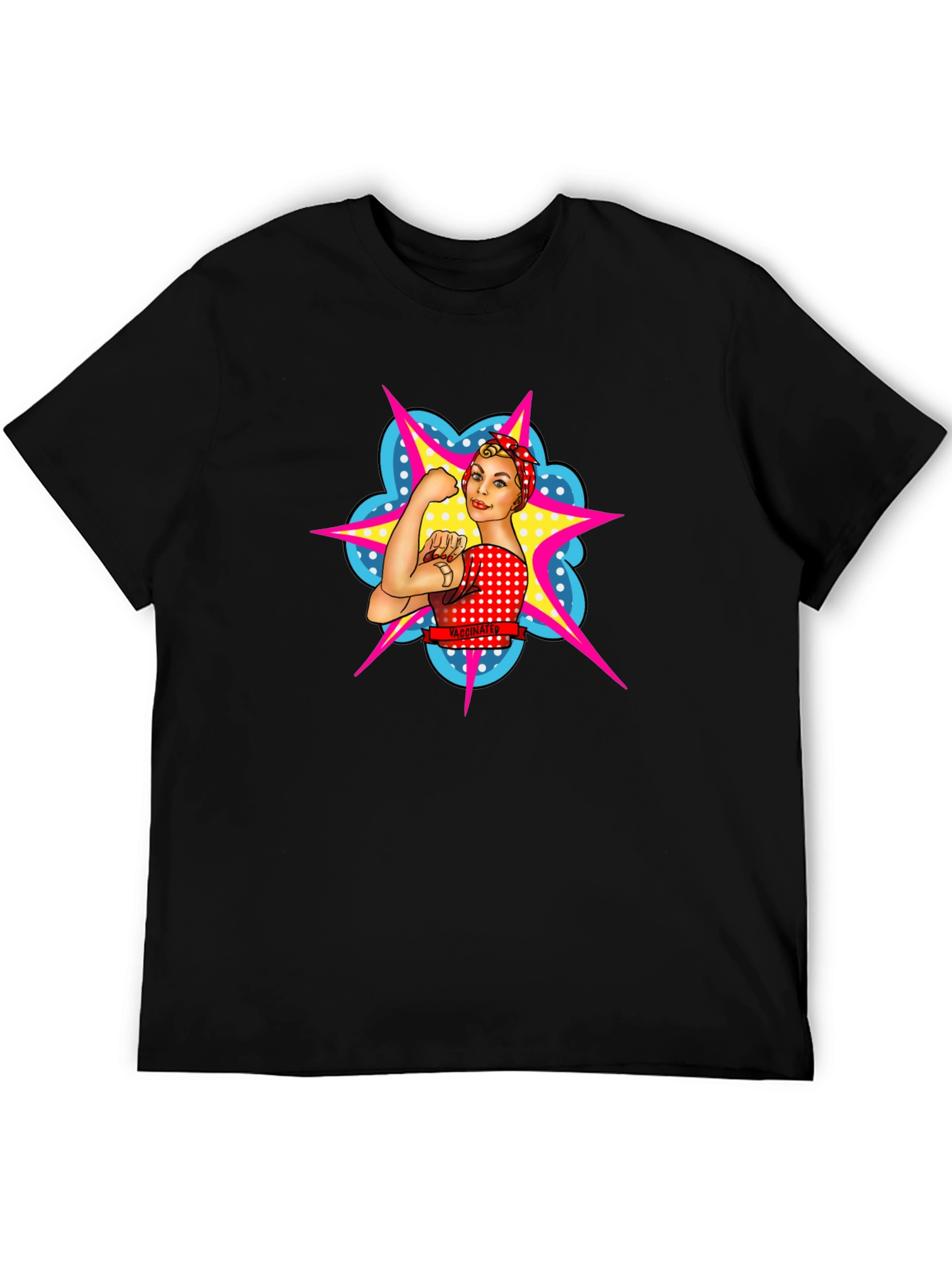 Vaccinated Rosie the Riveter T-Shirt