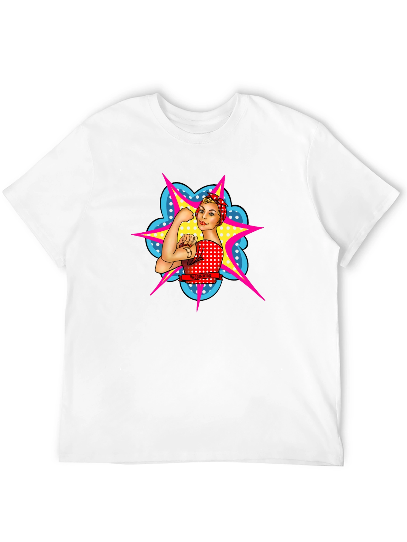 Vaccinated Rosie the Riveter T-Shirt