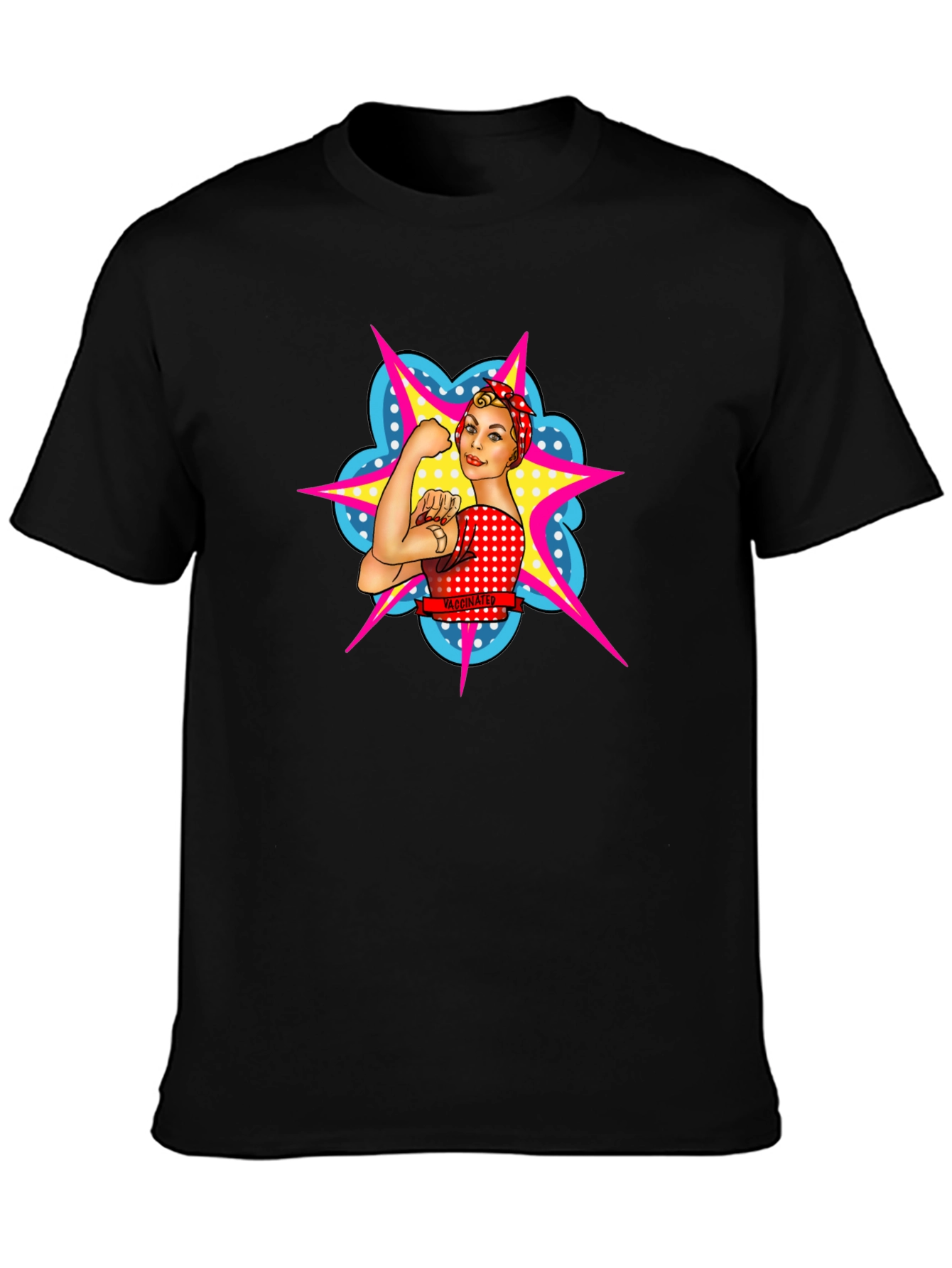 Vaccinated Rosie the Riveter T-Shirt