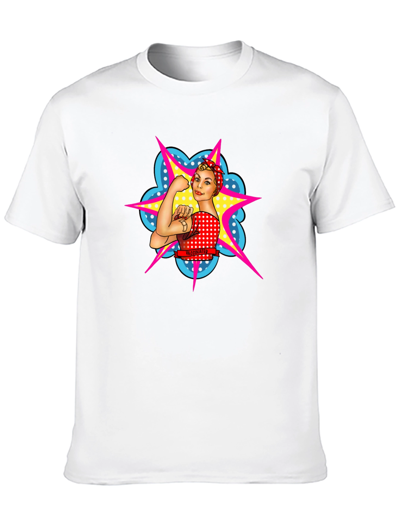 Vaccinated Rosie the Riveter T-Shirt