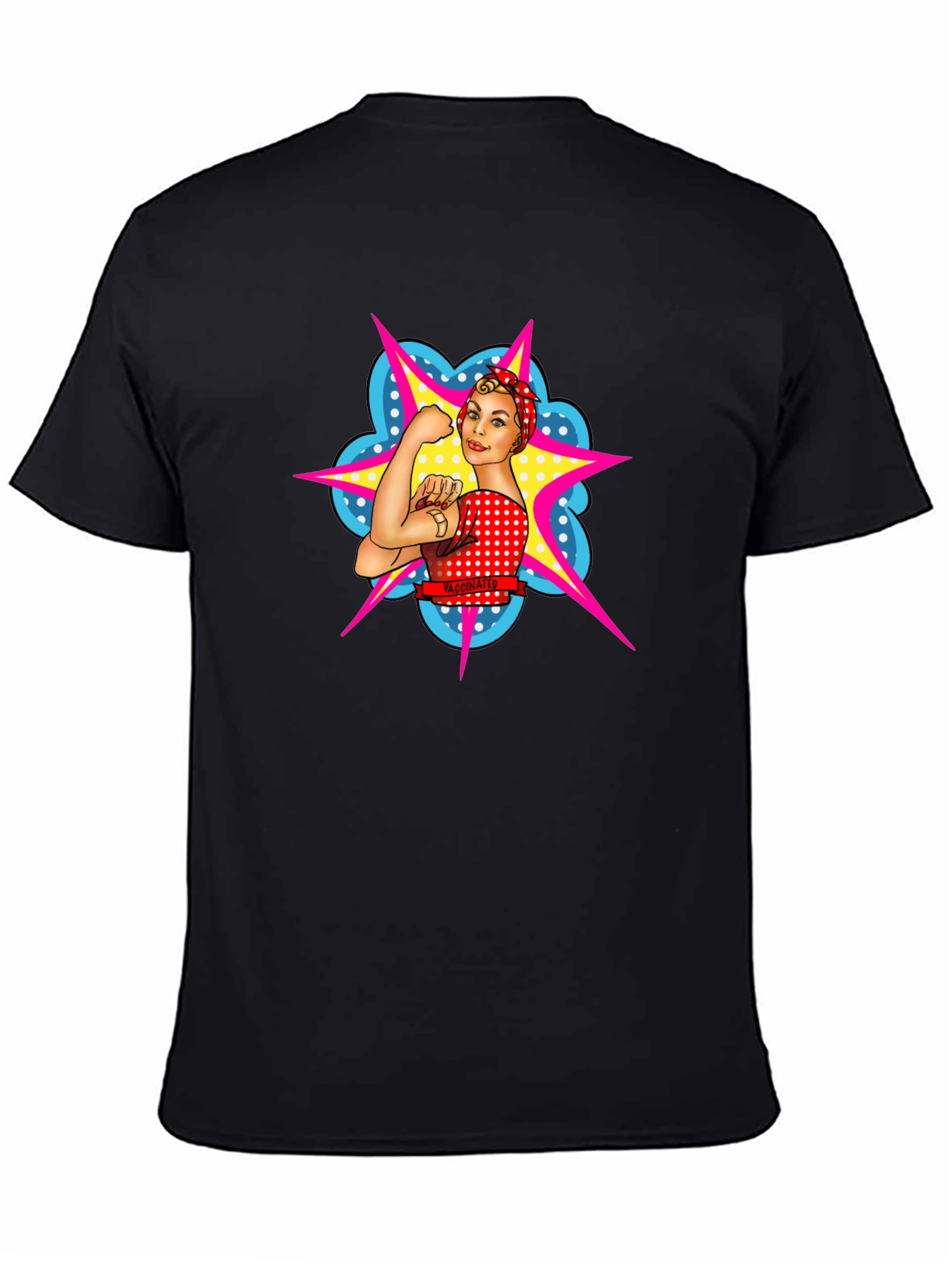 Vaccinated Rosie the Riveter T-Shirt