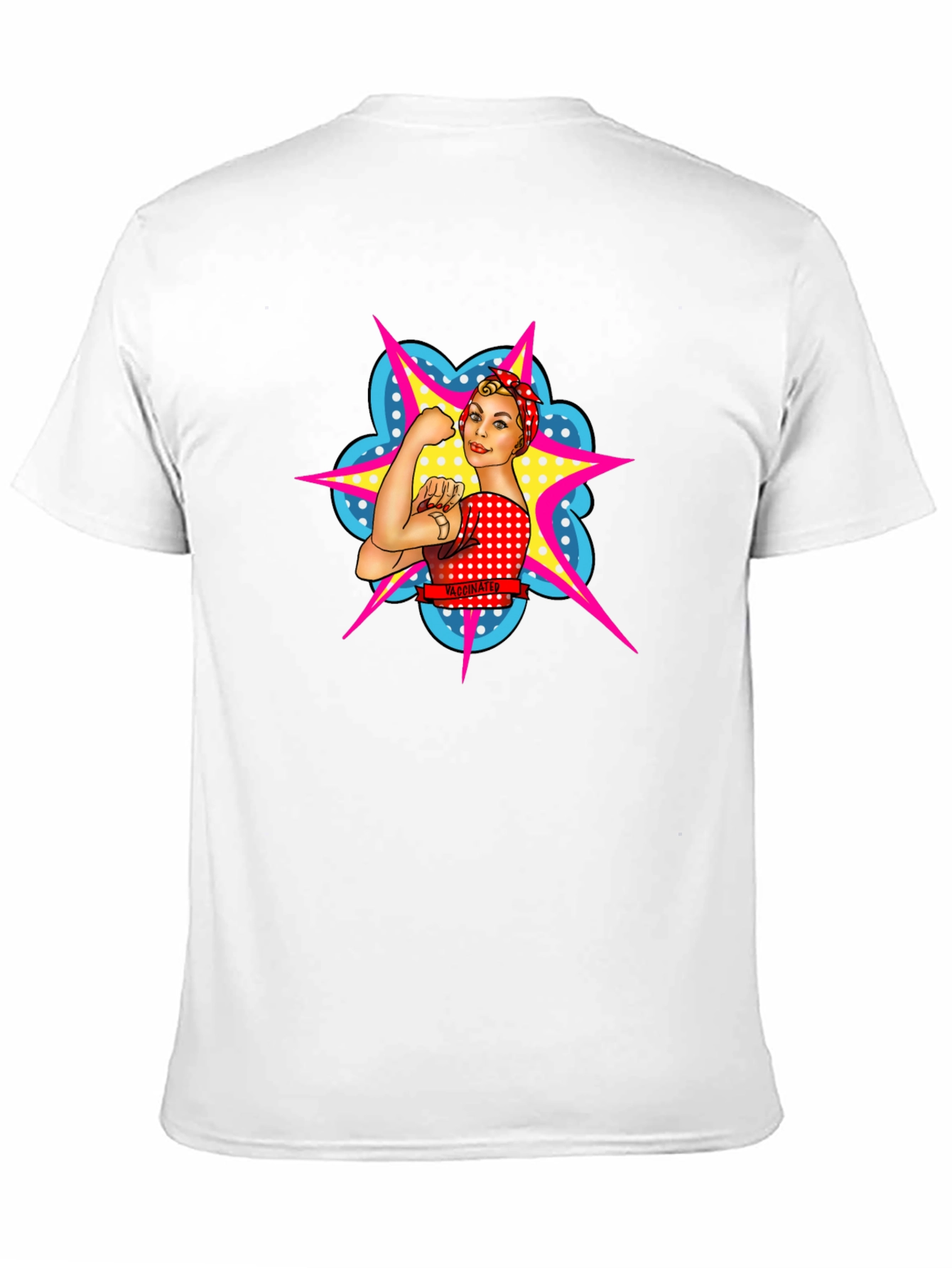 Vaccinated Rosie the Riveter T-Shirt