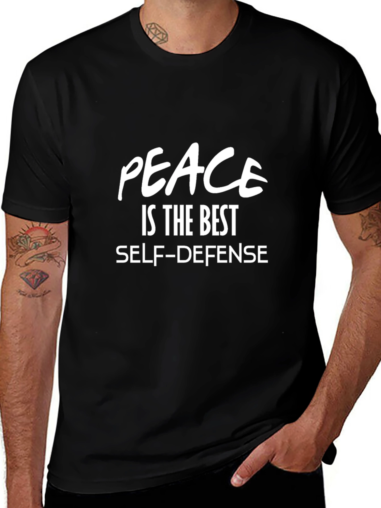 Peace is the Best Defense Graphic Tee
